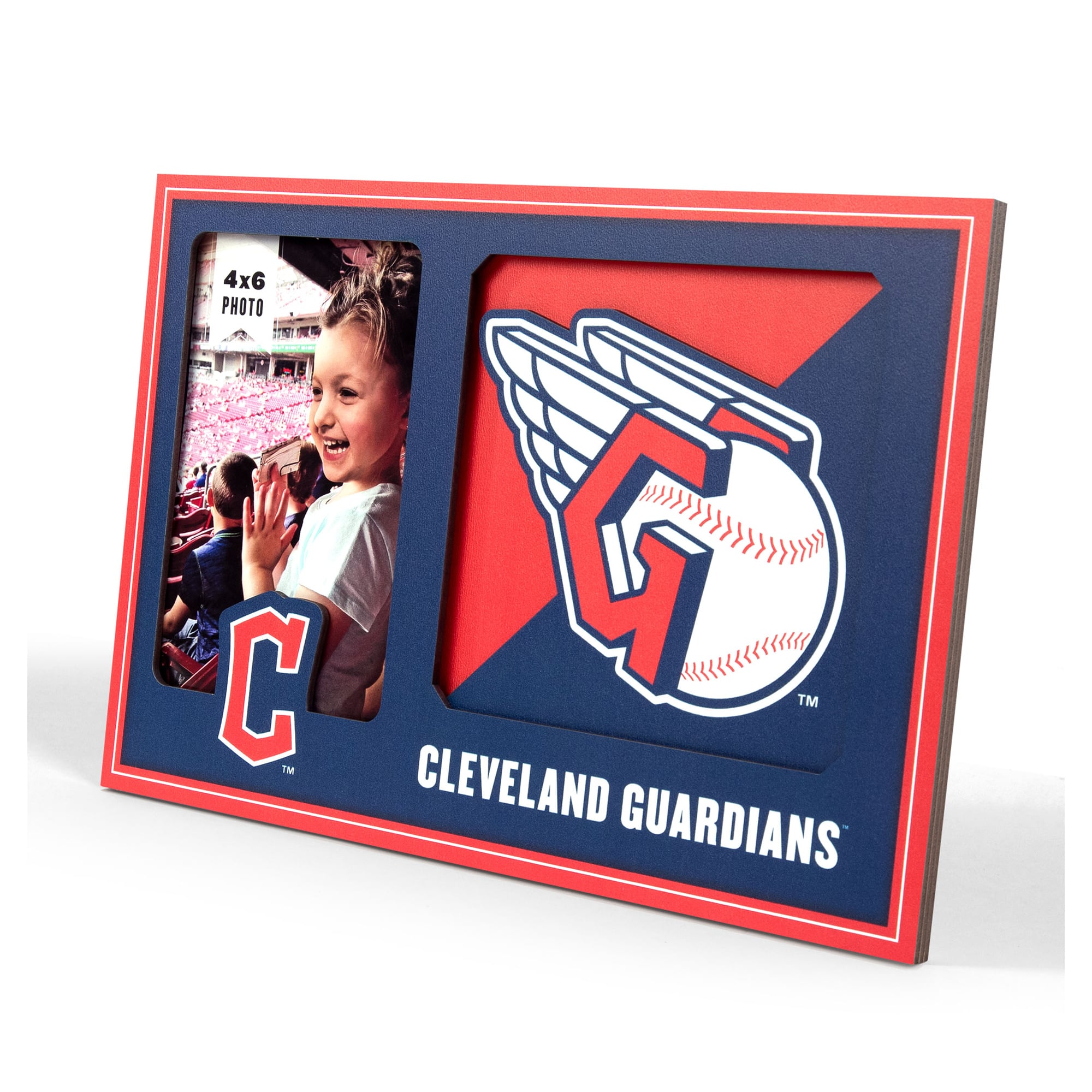 IDNA Cleveland Guardians 3D Logo Series Picture Frame