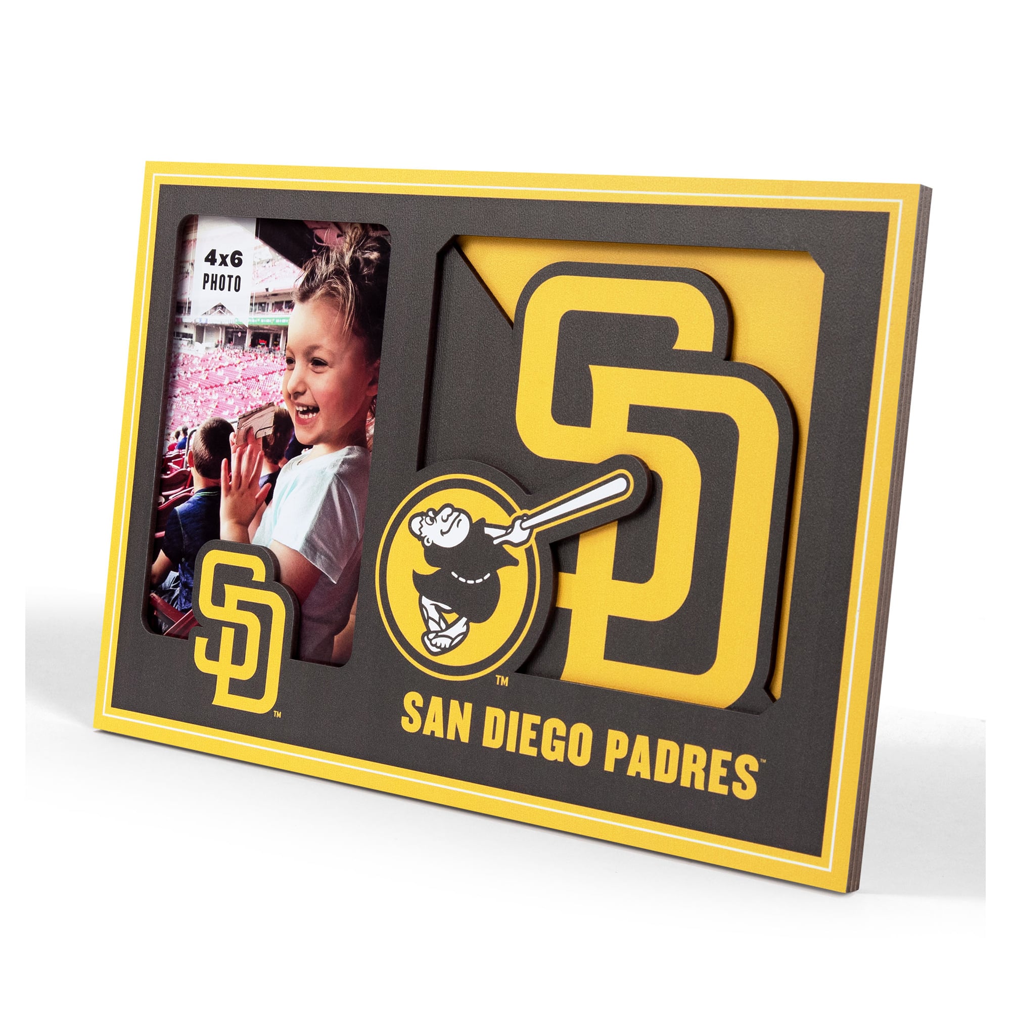 IDNA San Diego Padres 3D Logo Series Picture Frame