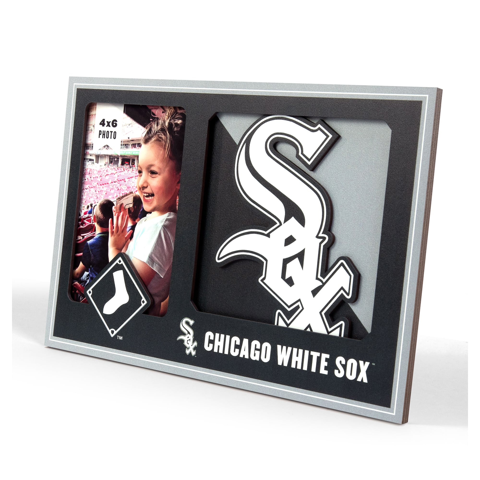 IDNA Chicago White Sox 3D Logo Series Picture Frame