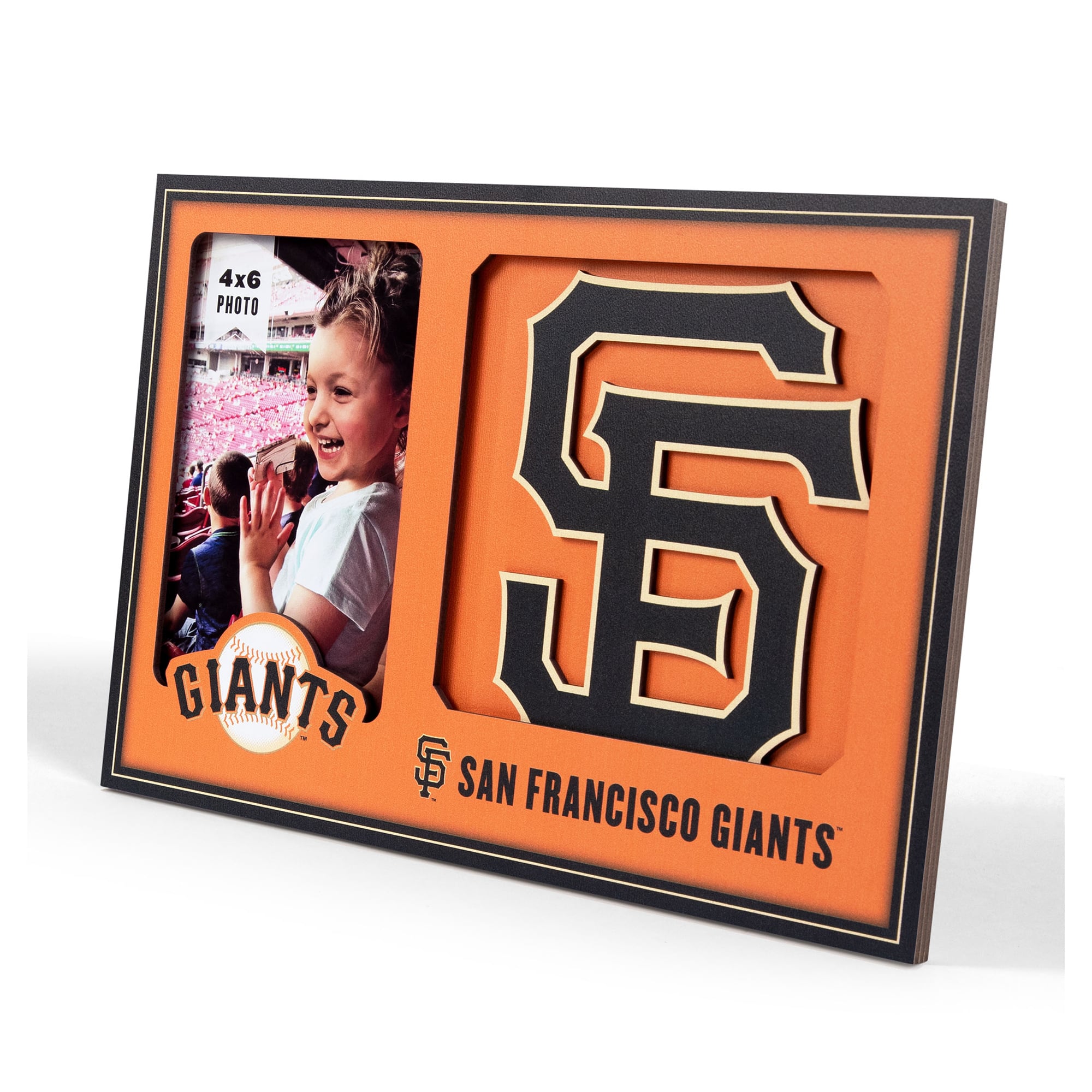 IDNA San Francisco Giants 3D Logo Series Picture Frame