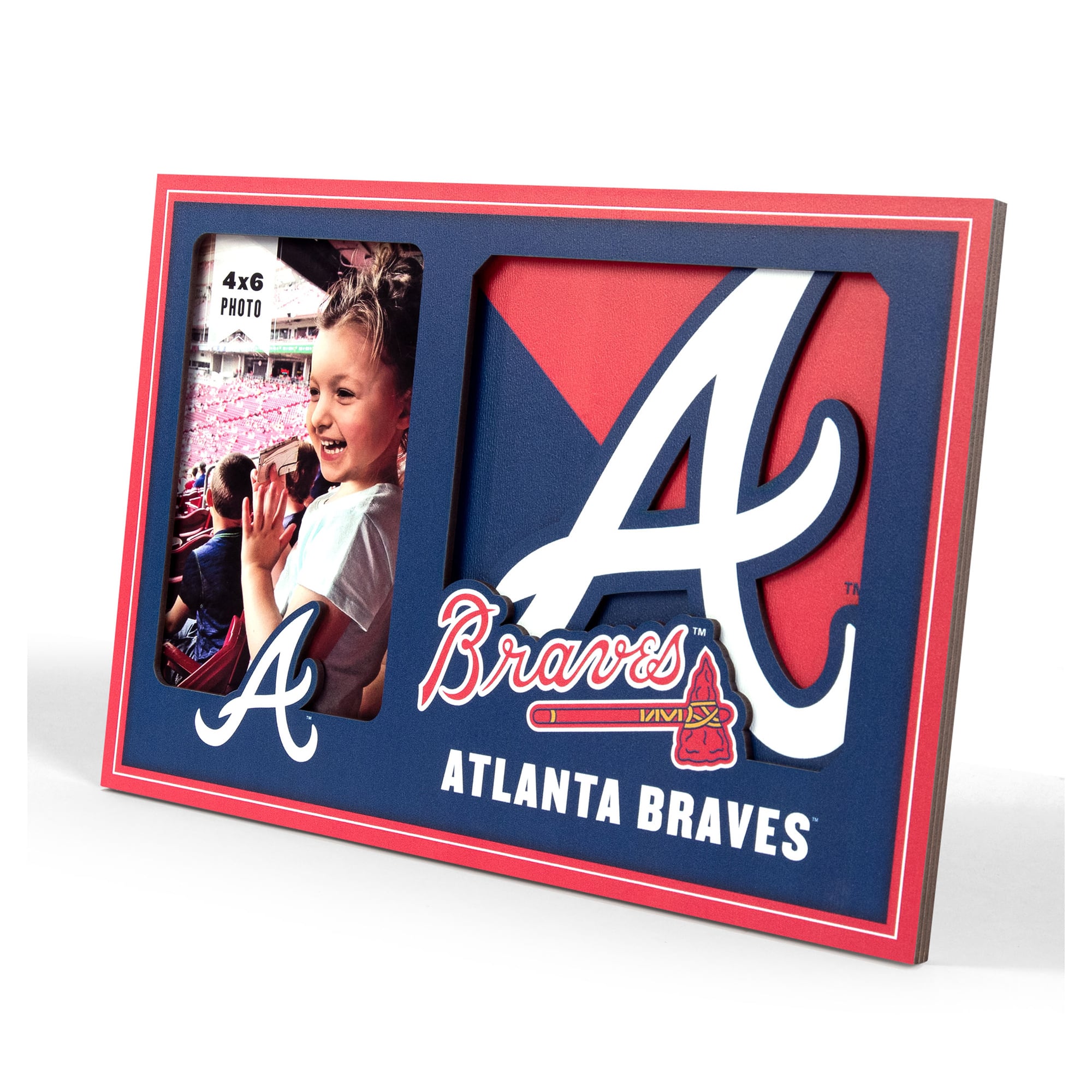 IDNA Atlanta Braves 3D Logo Series Picture Frame