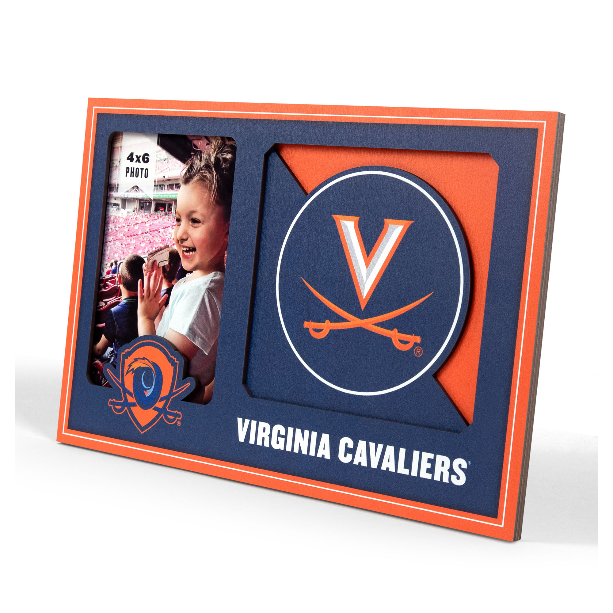 IDNA Virginia Cavaliers 3D Logo Series Picture Frame