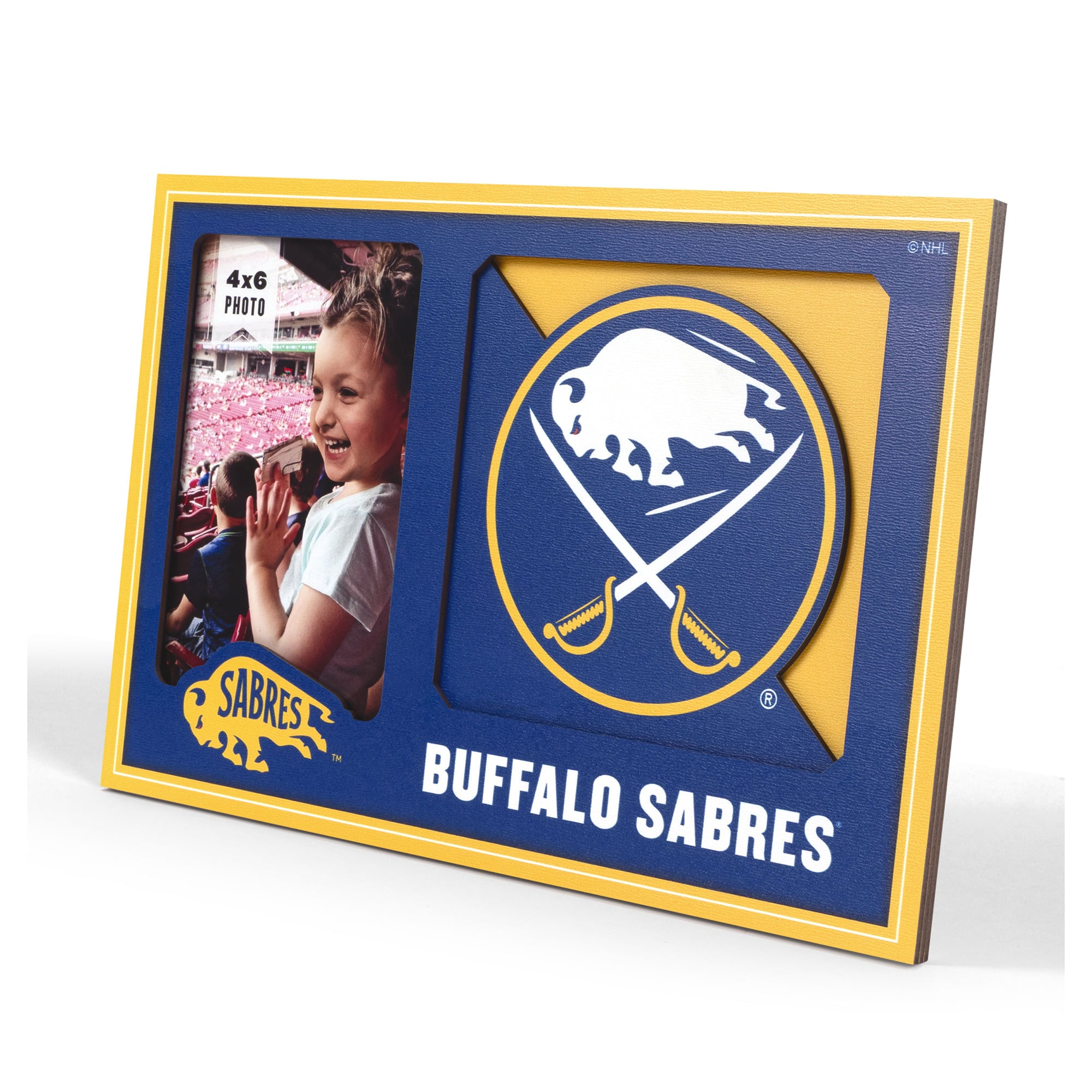 IDNA Buffalo Sabres 3D Logo Series Picture Frame