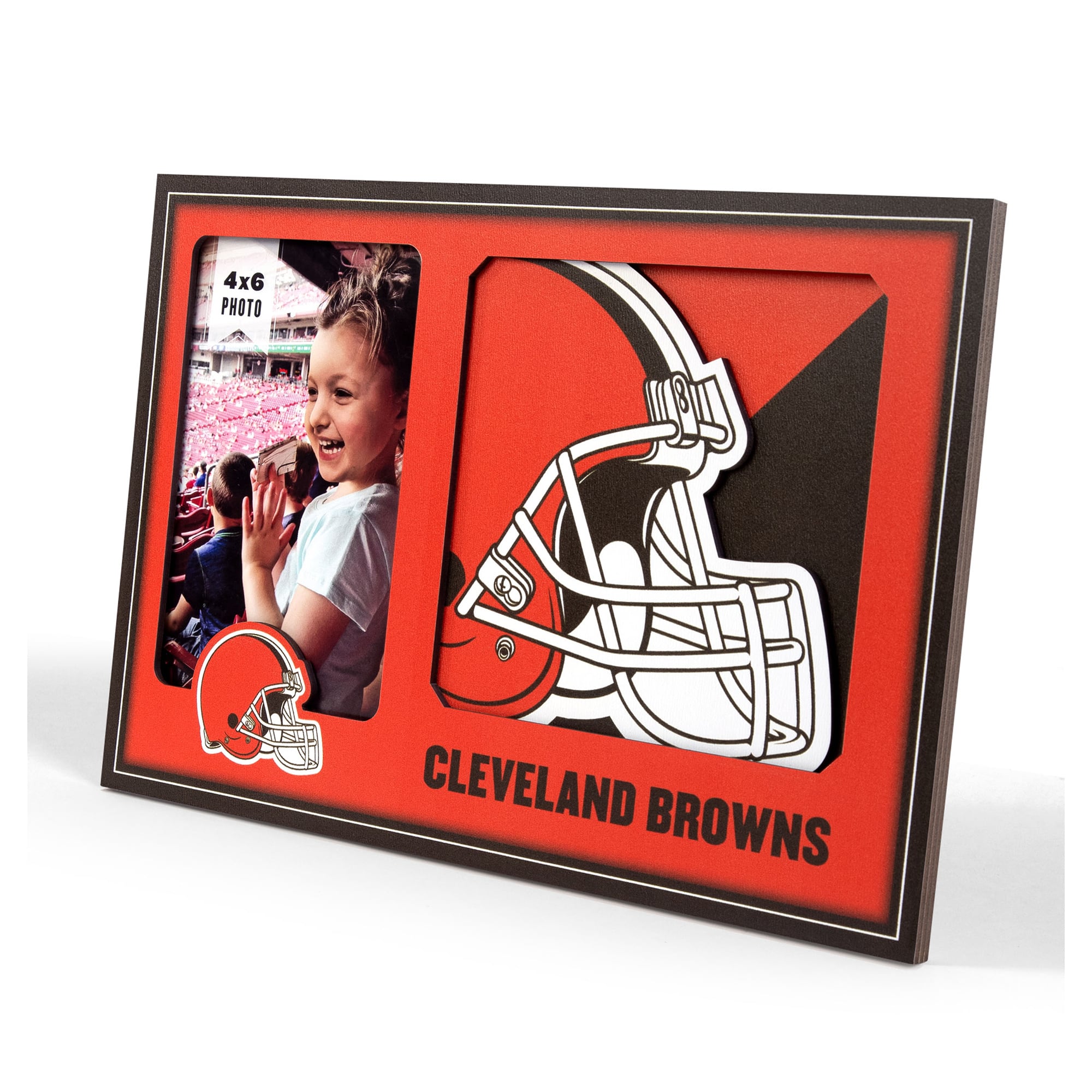 IDNA Cleveland Browns 3D Logo Series Picture Frame