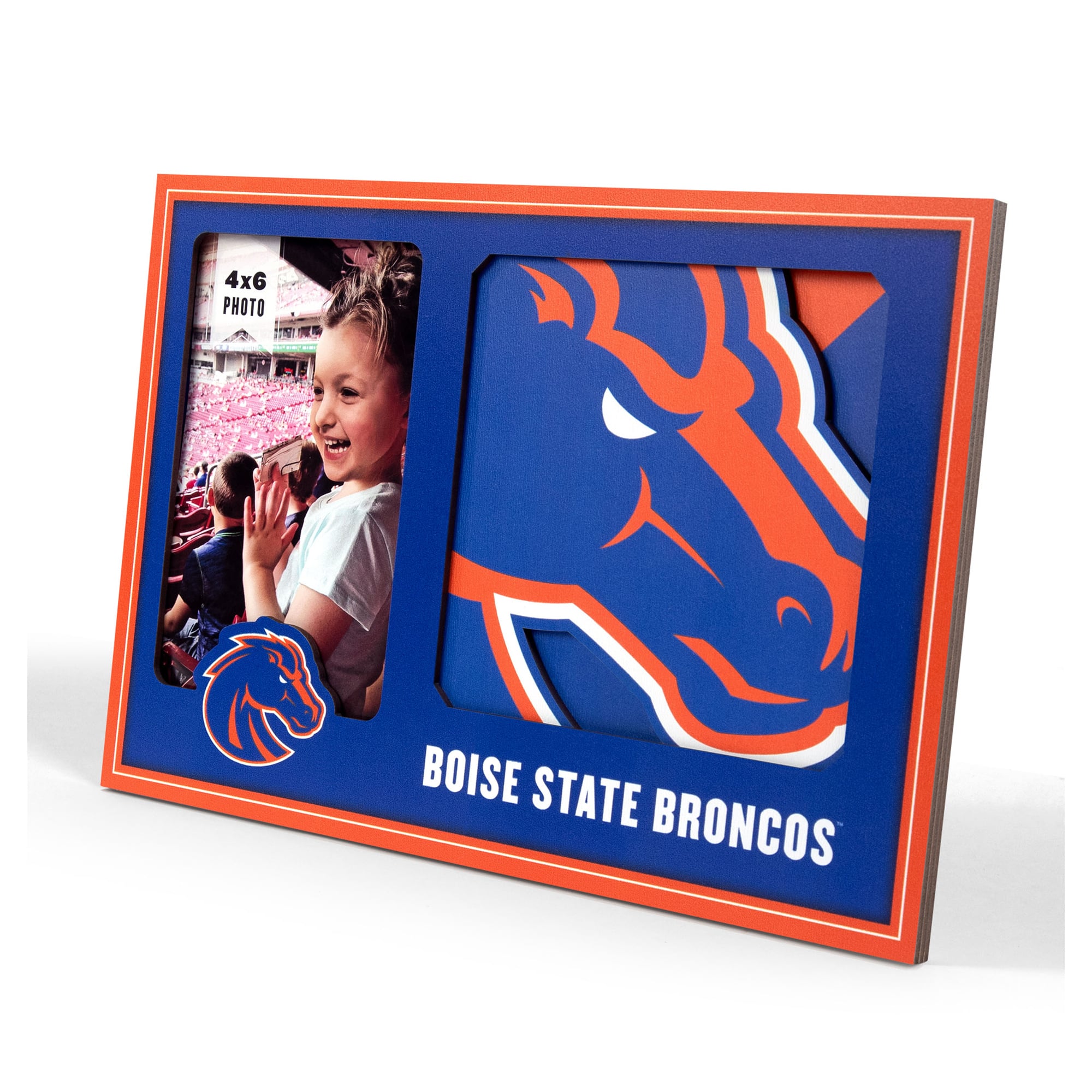 IDNA Boise State Broncos 3D Logo Series Picture Frame