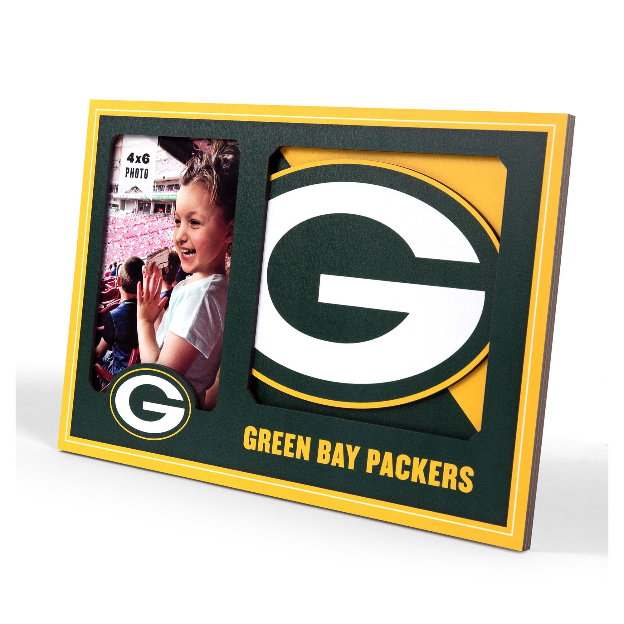 IDNA Green Bay Packers 3D Logo Series Picture Frame