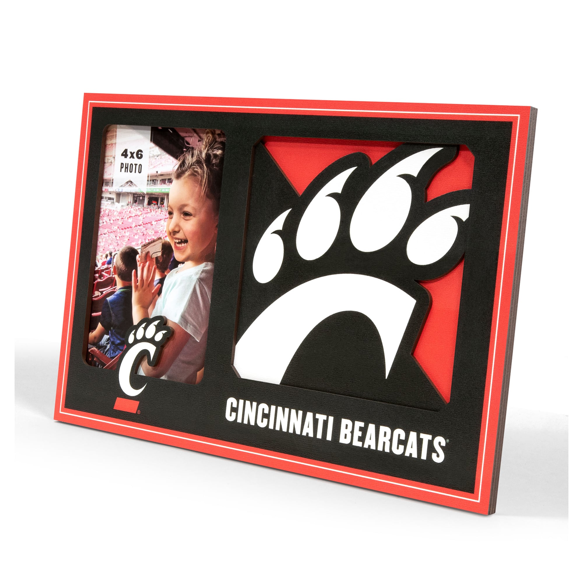 IDNA Cincinnati Bearcats 3D Logo Series Picture Frame