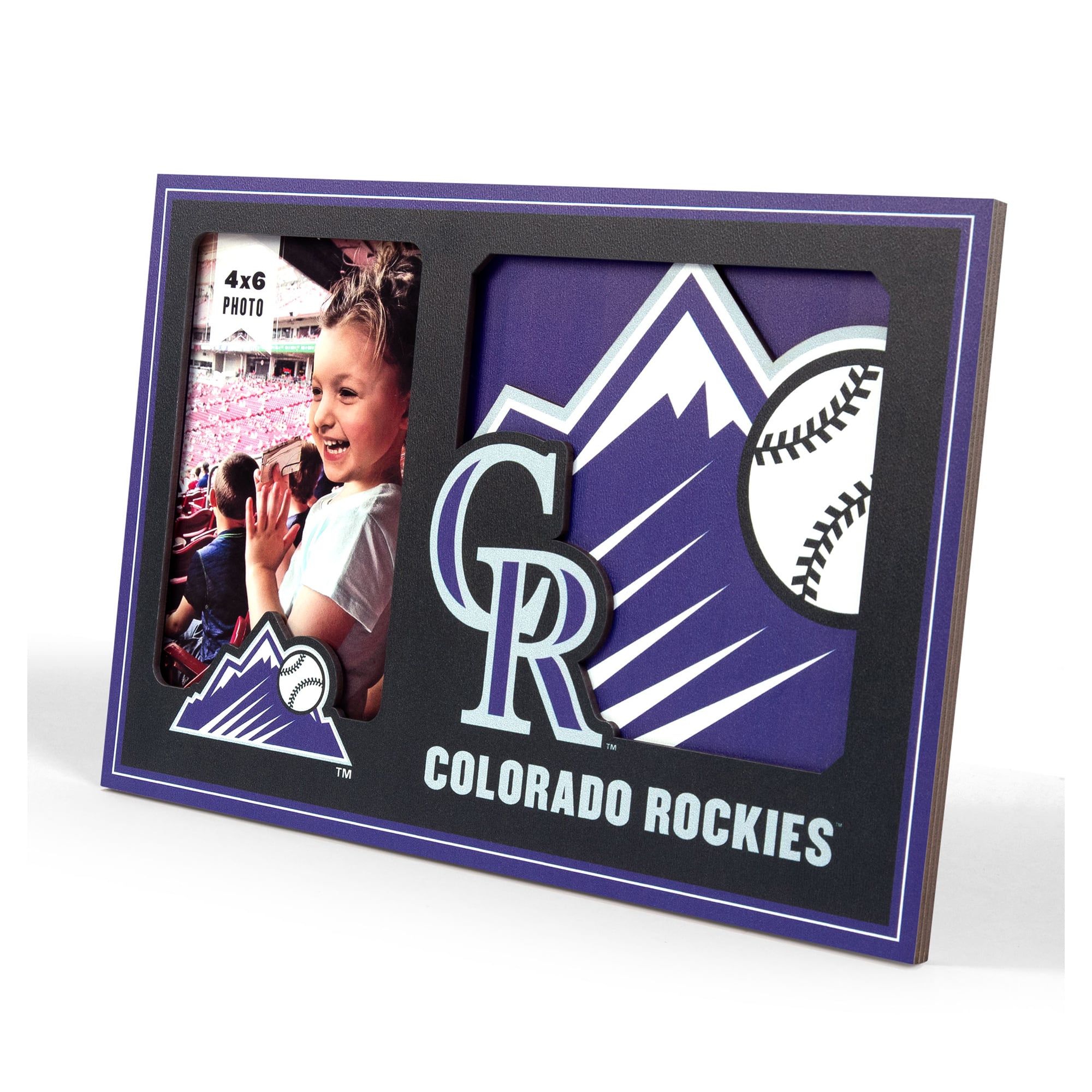 IDNA Colorado Rockies 3D Logo Series Picture Frame