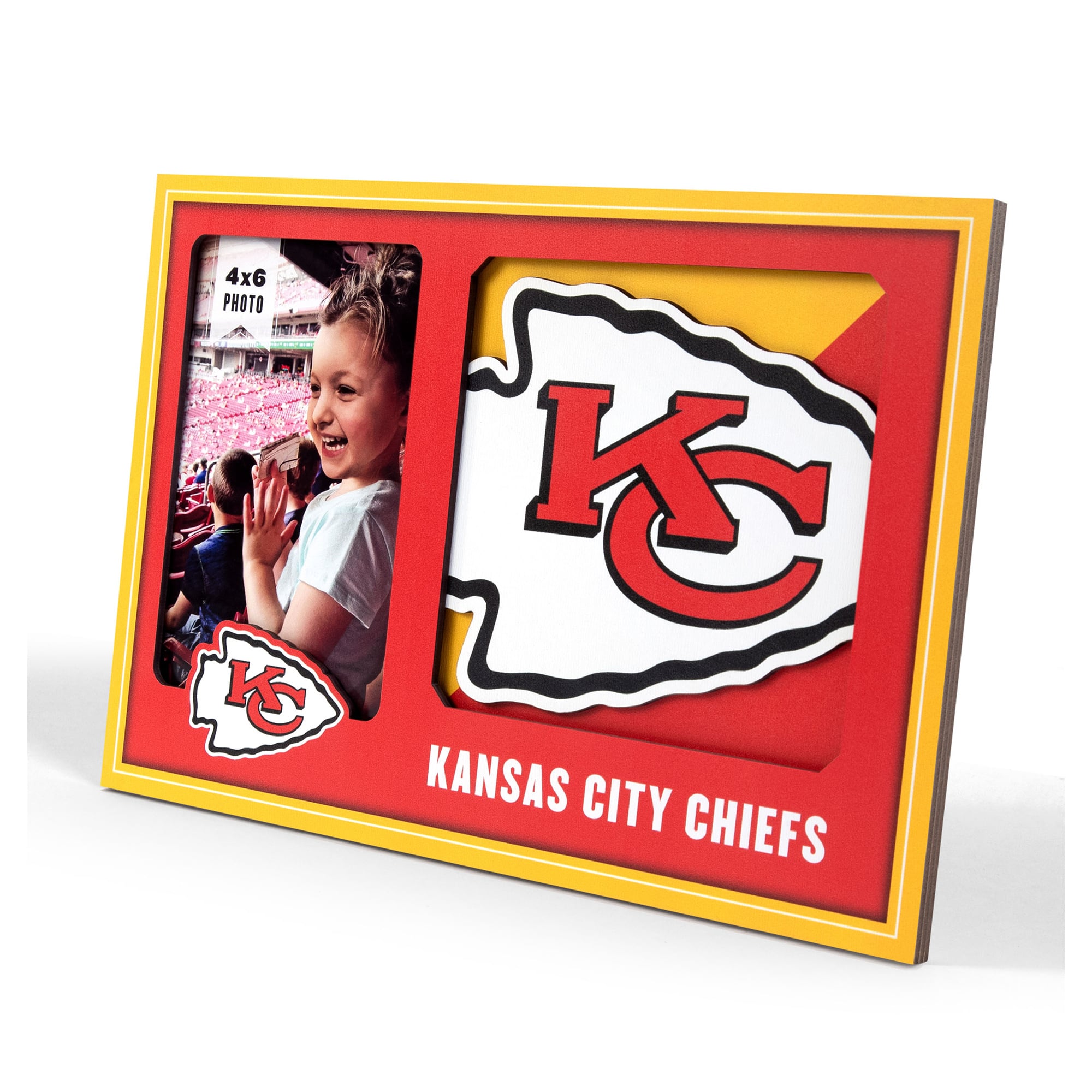 IDNA Kansas City Chiefs 3D Logo Series Picture Frame