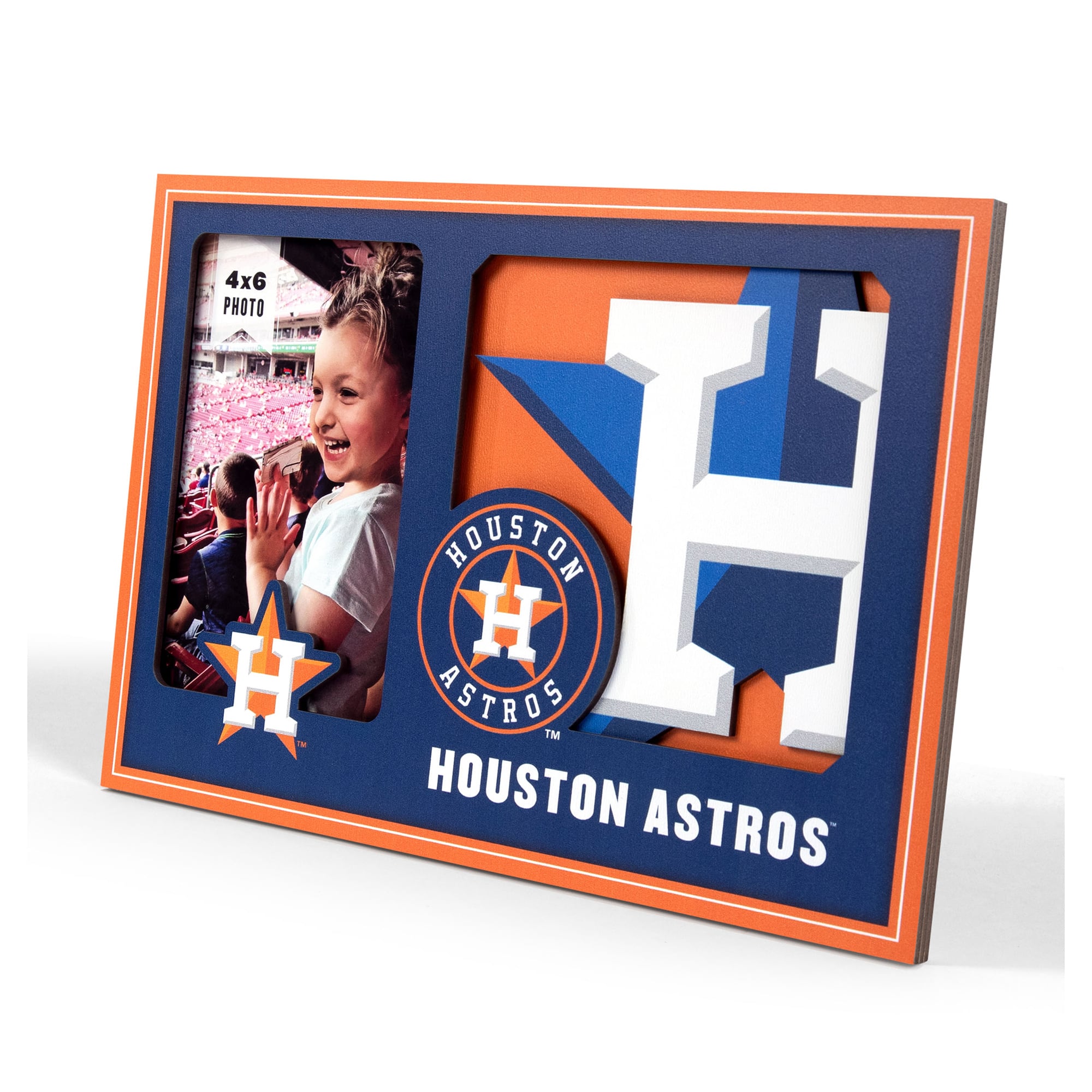 IDNA Houston Astros 3D Logo Series Picture Frame