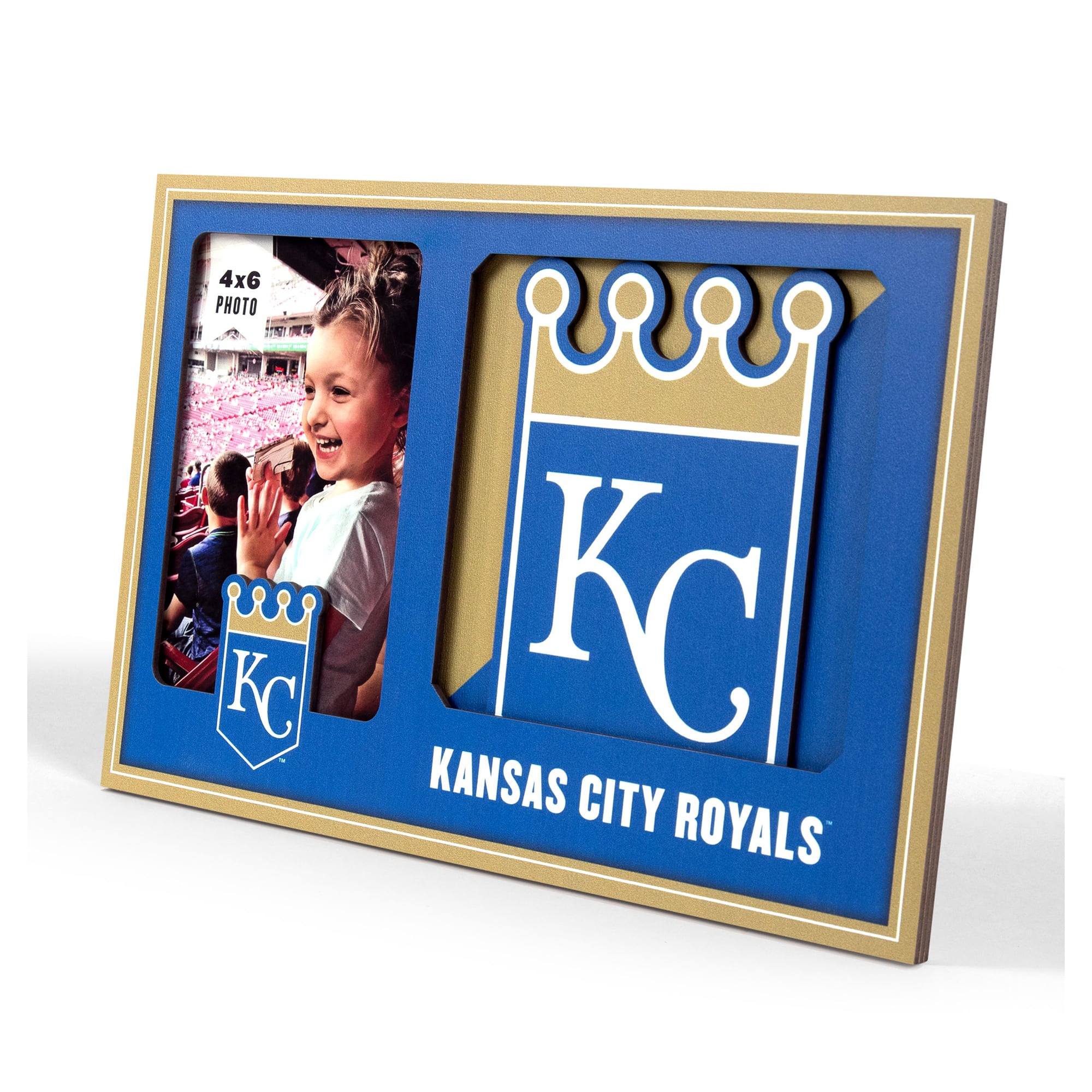 IDNA Kansas City Royals 3D Logo Series Picture Frame
