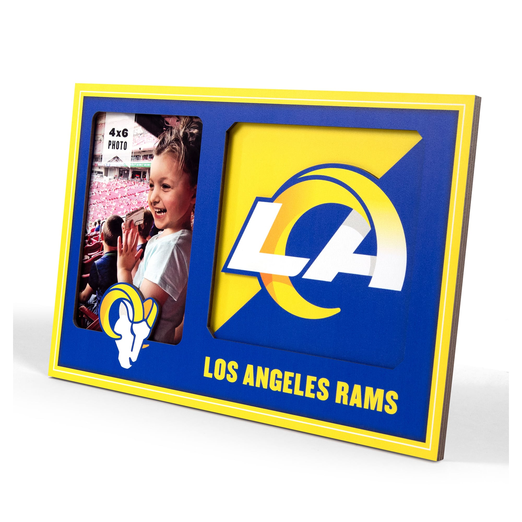 IDNA Los Angeles Rams 3D Logo Series Picture Frame