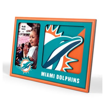 IDNA Miami Dolphins 3D Logo Series Picture Frame