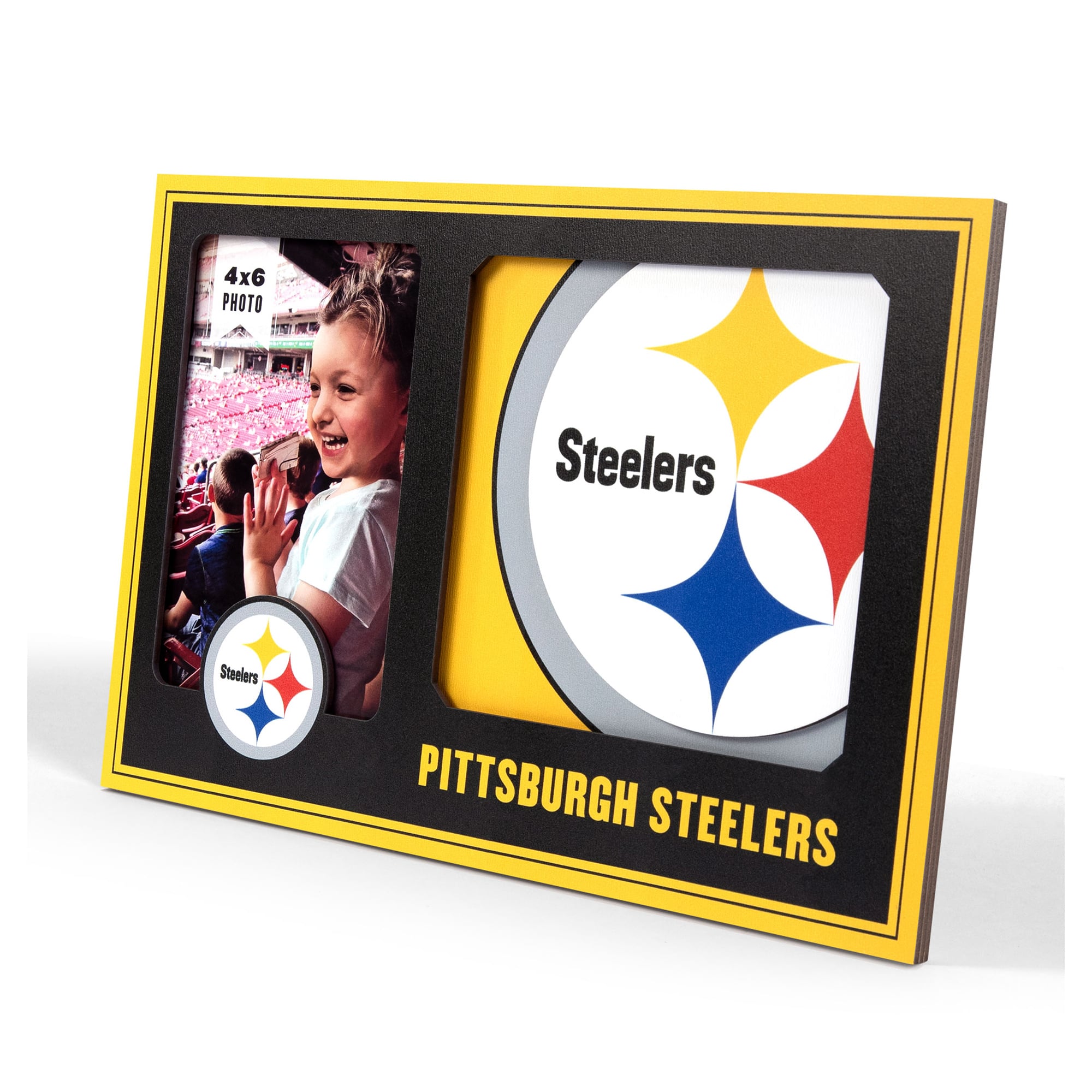 IDNA Pittsburgh Steelers 3D Logo Series Picture Frame