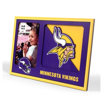 IDNA Minnesota Vikings 3D Logo Series Picture Frame