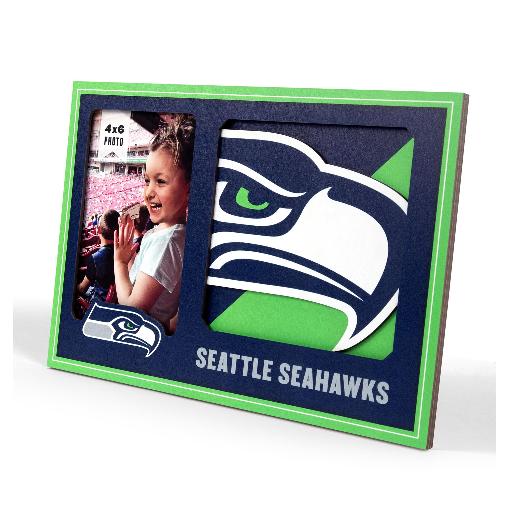 IDNA Seattle Seahawks 3D Logo Series Picture Frame