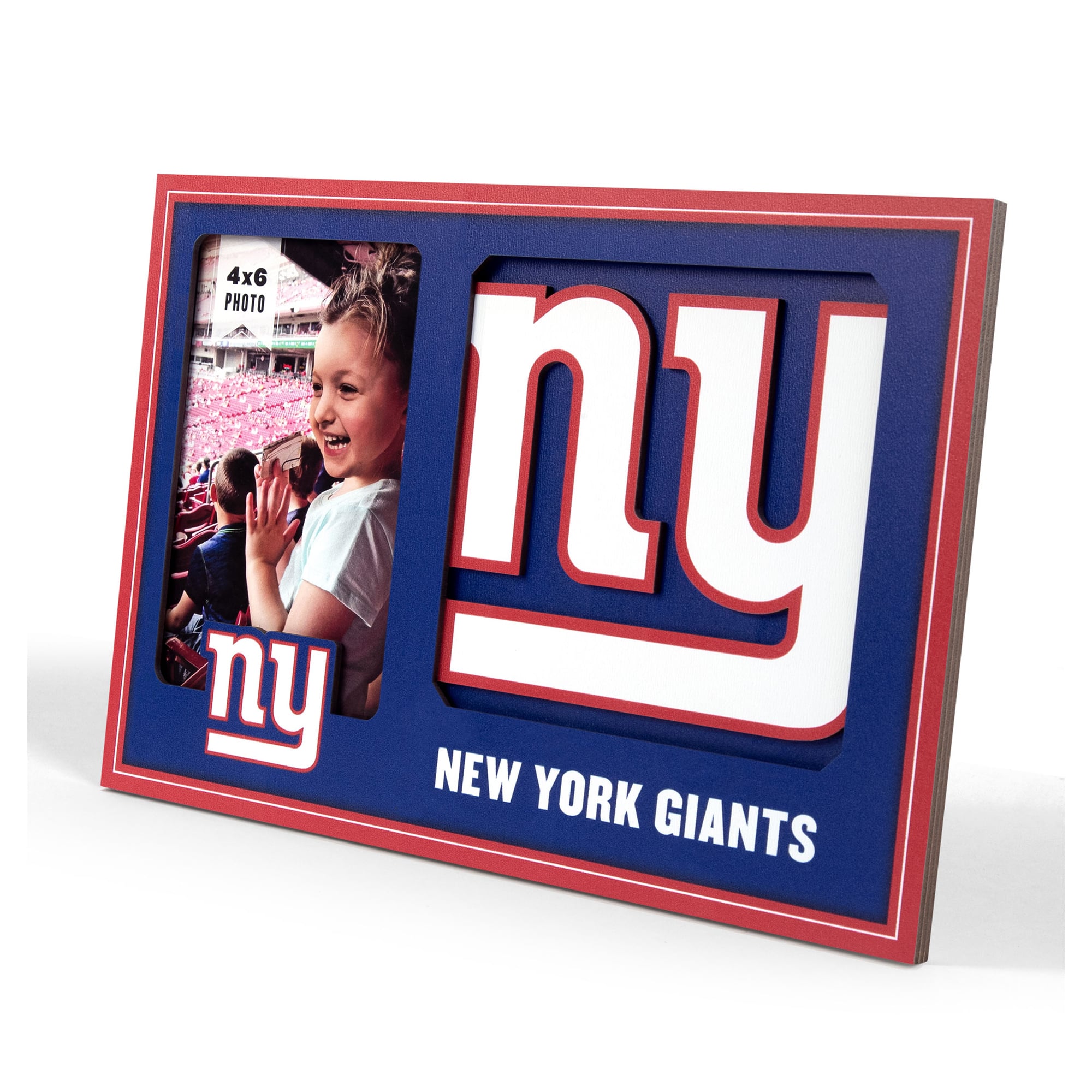 IDNA New York Giants 3D Logo Series Picture Frame