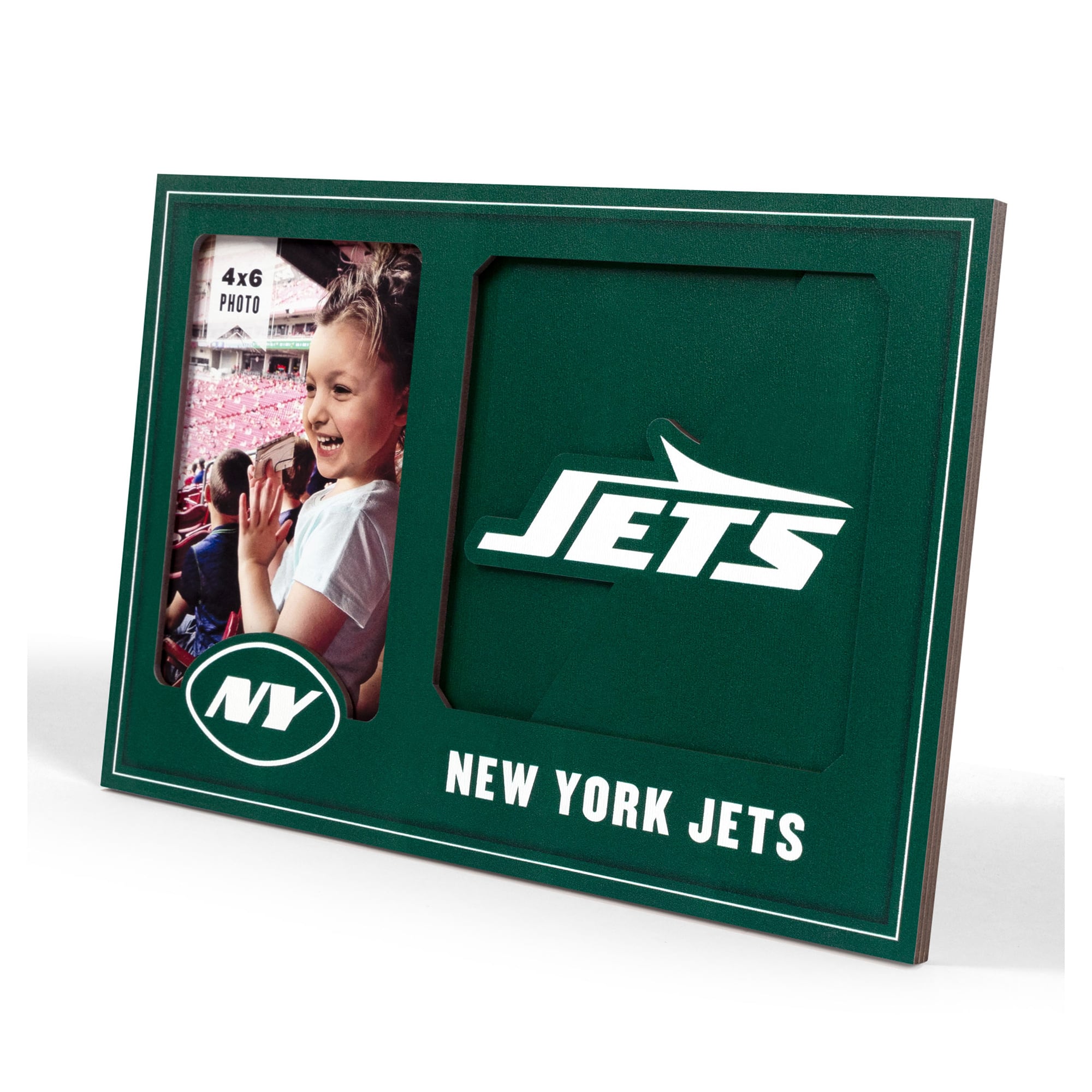 IDNA New York Jets 3D Logo Series Picture Frame