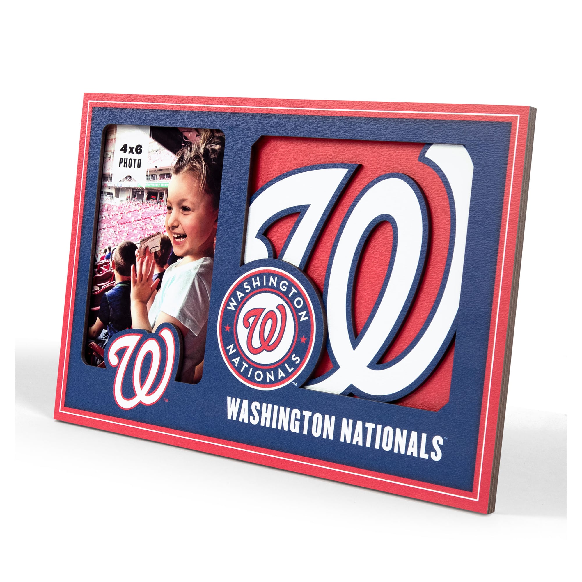 IDNA Washington Nationals 3D Logo Series Picture Frame