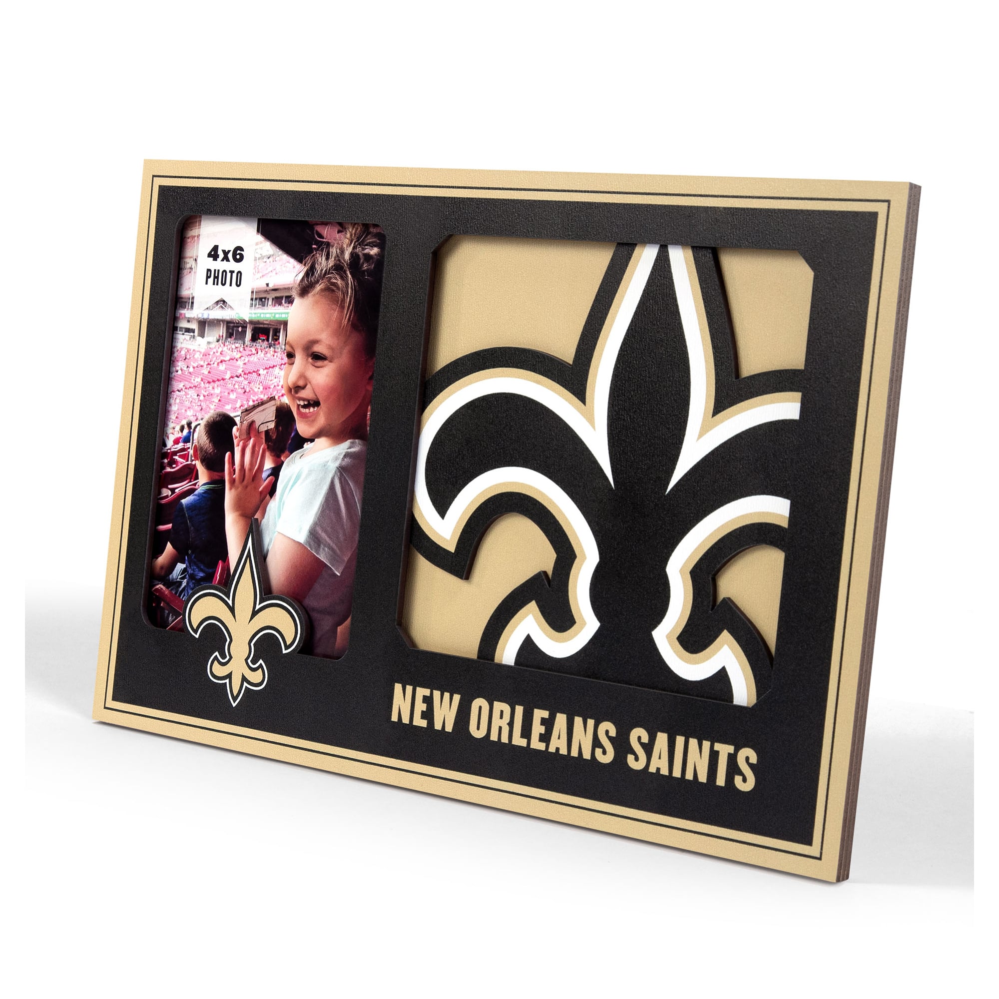 IDNA New Orleans Saints 3D Logo Series Picture Frame