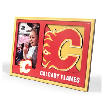 IDNA Calgary Flames 3D Logo Series Picture Frame