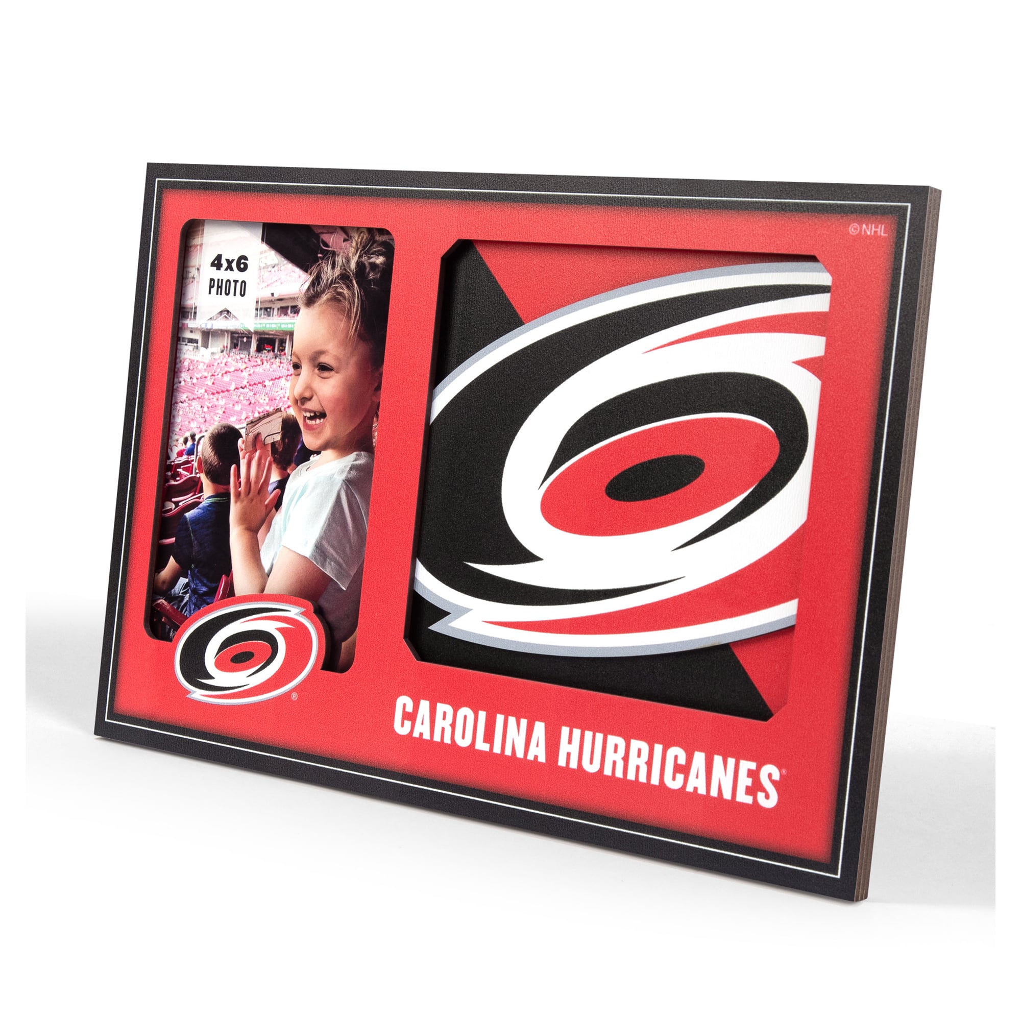 IDNA Carolina Hurricanes 3D Logo Series Picture Frame