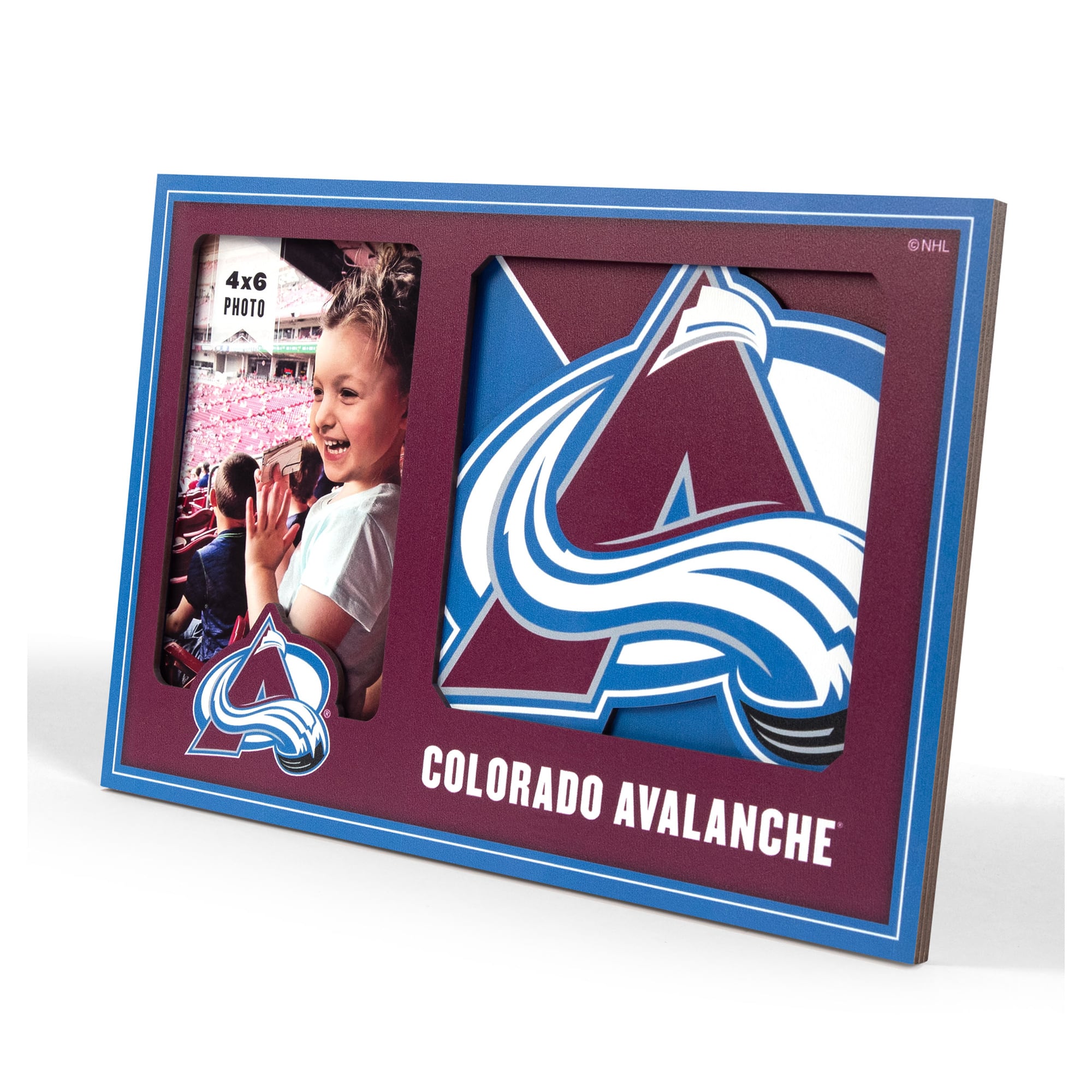 IDNA Colorado Avalanche 3D Logo Series Picture Frame