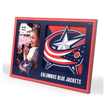 IDNA Columbus Blue Jackets 3D Logo Series Picture Frame