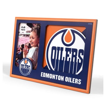IDNA Edmonton Oilers 3D Logo Series Picture Frame