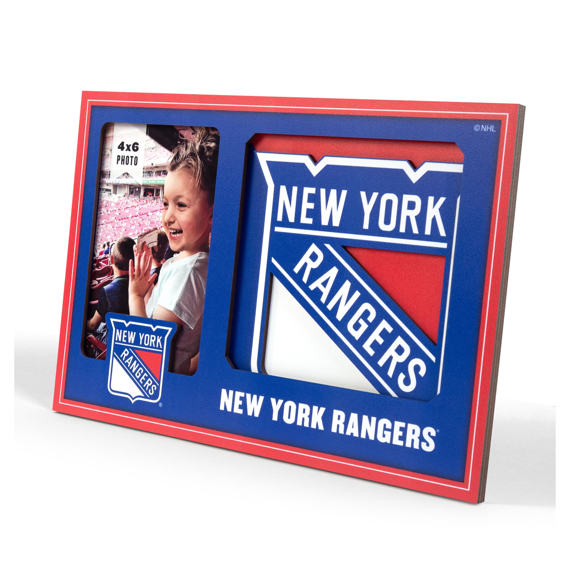 IDNA New York Rangers 3D Logo Series Picture Frame