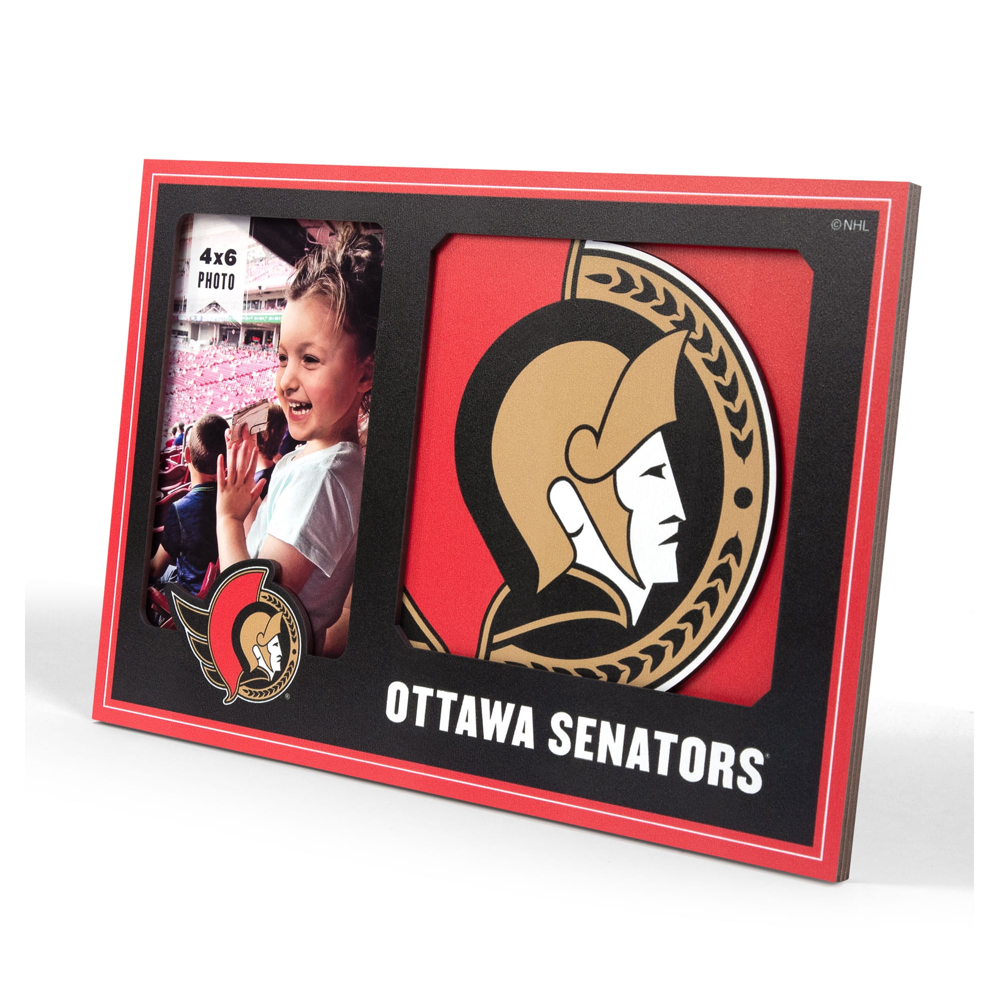 IDNA Ottawa Senators 3D Logo Series Picture Frame