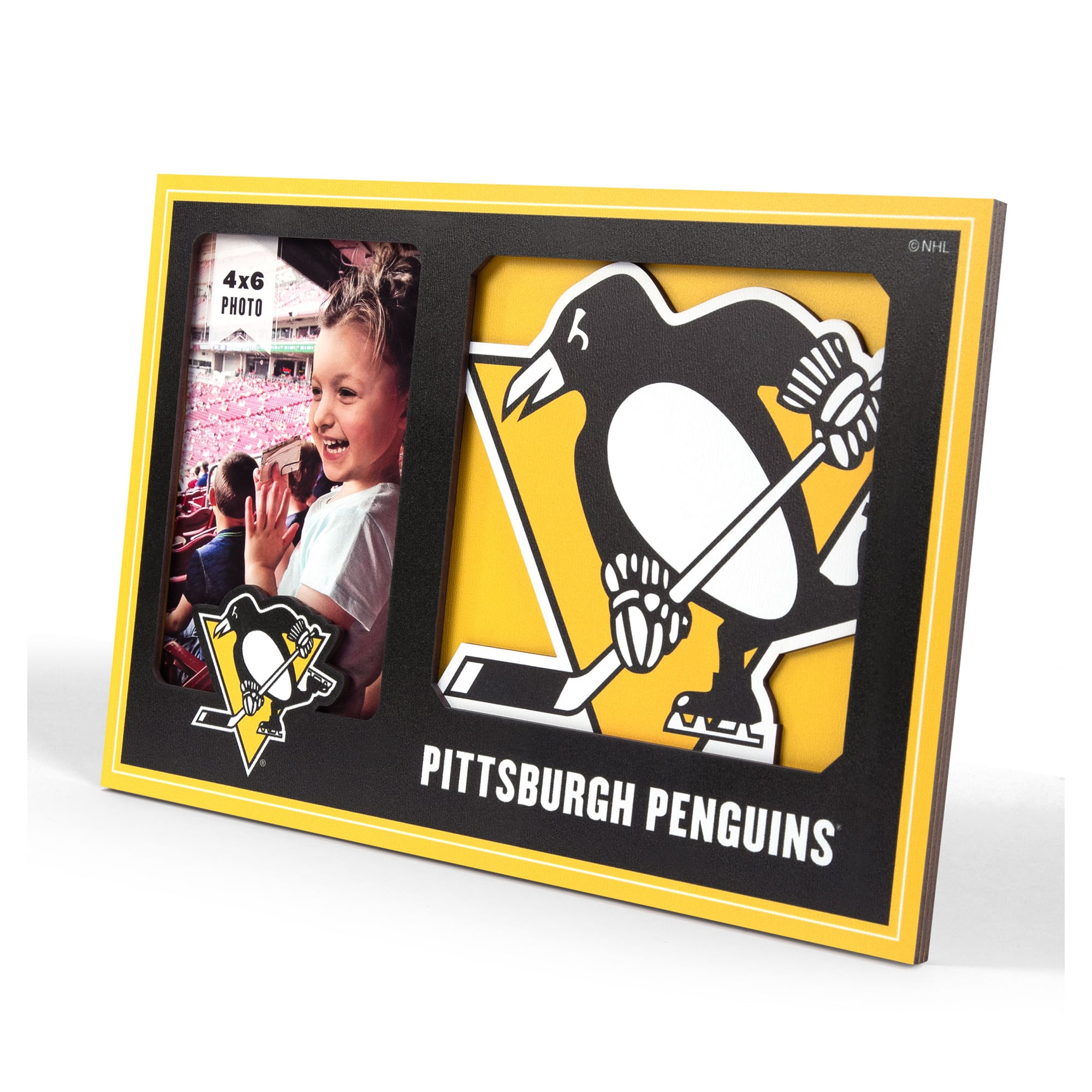 IDNA Pittsburgh Penguins 3D Logo Series Picture Frame