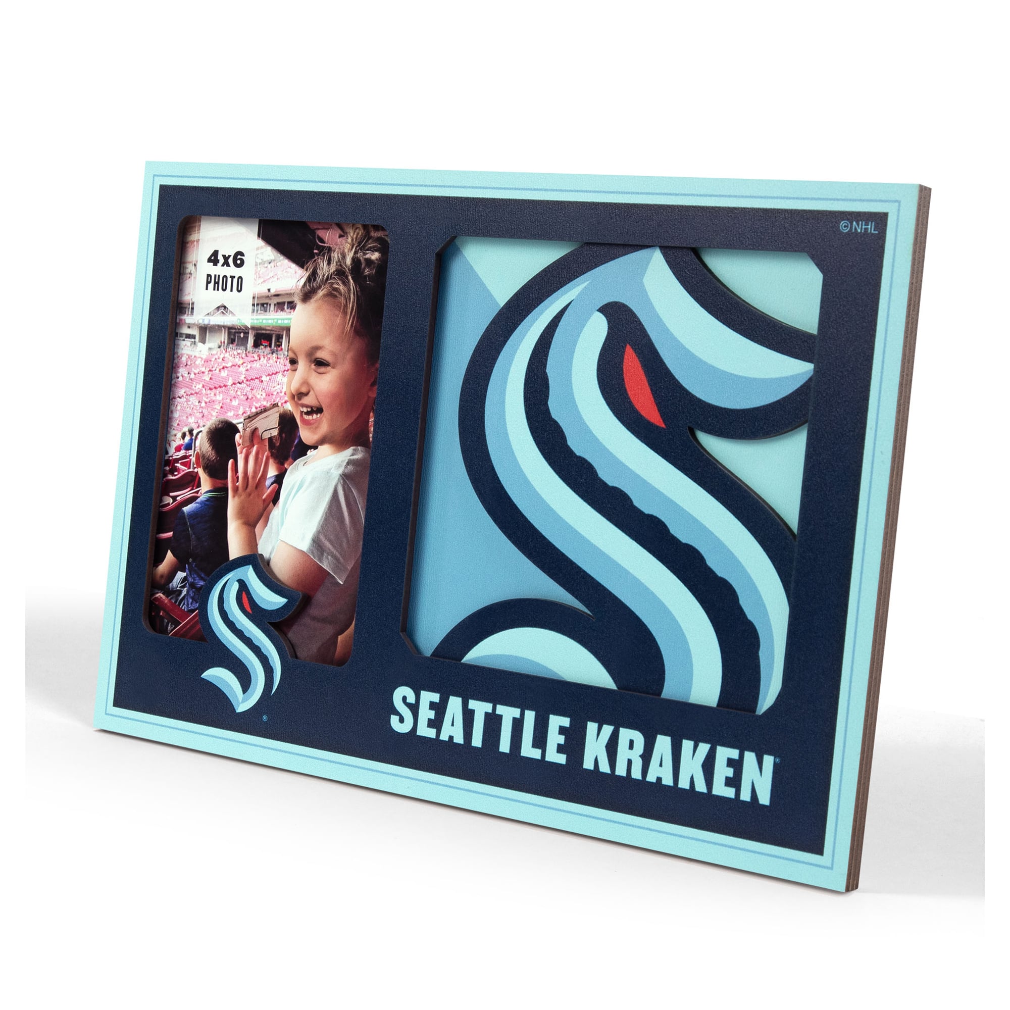 IDNA Seattle Kraken 3D Logo Series Picture Frame