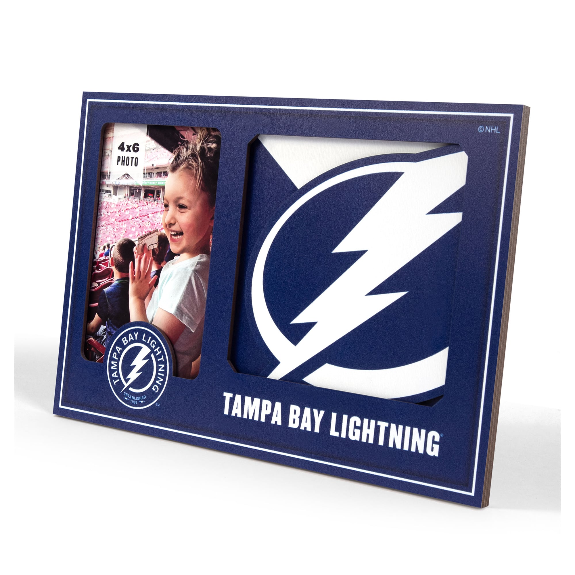 IDNA Tampa Bay Lightning 3D Logo Series Picture Frame