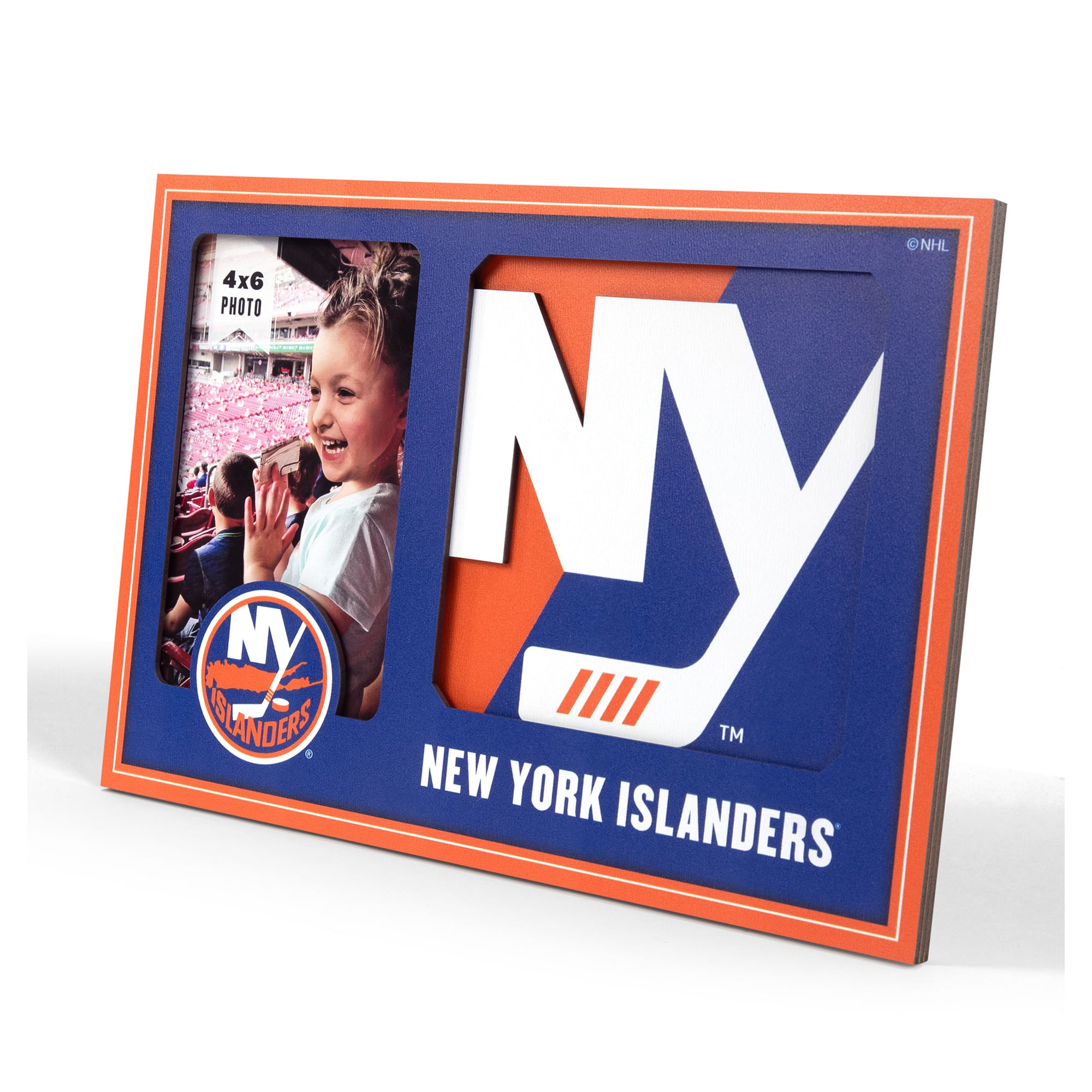 IDNA New York Islanders 3D Logo Series Picture Frame