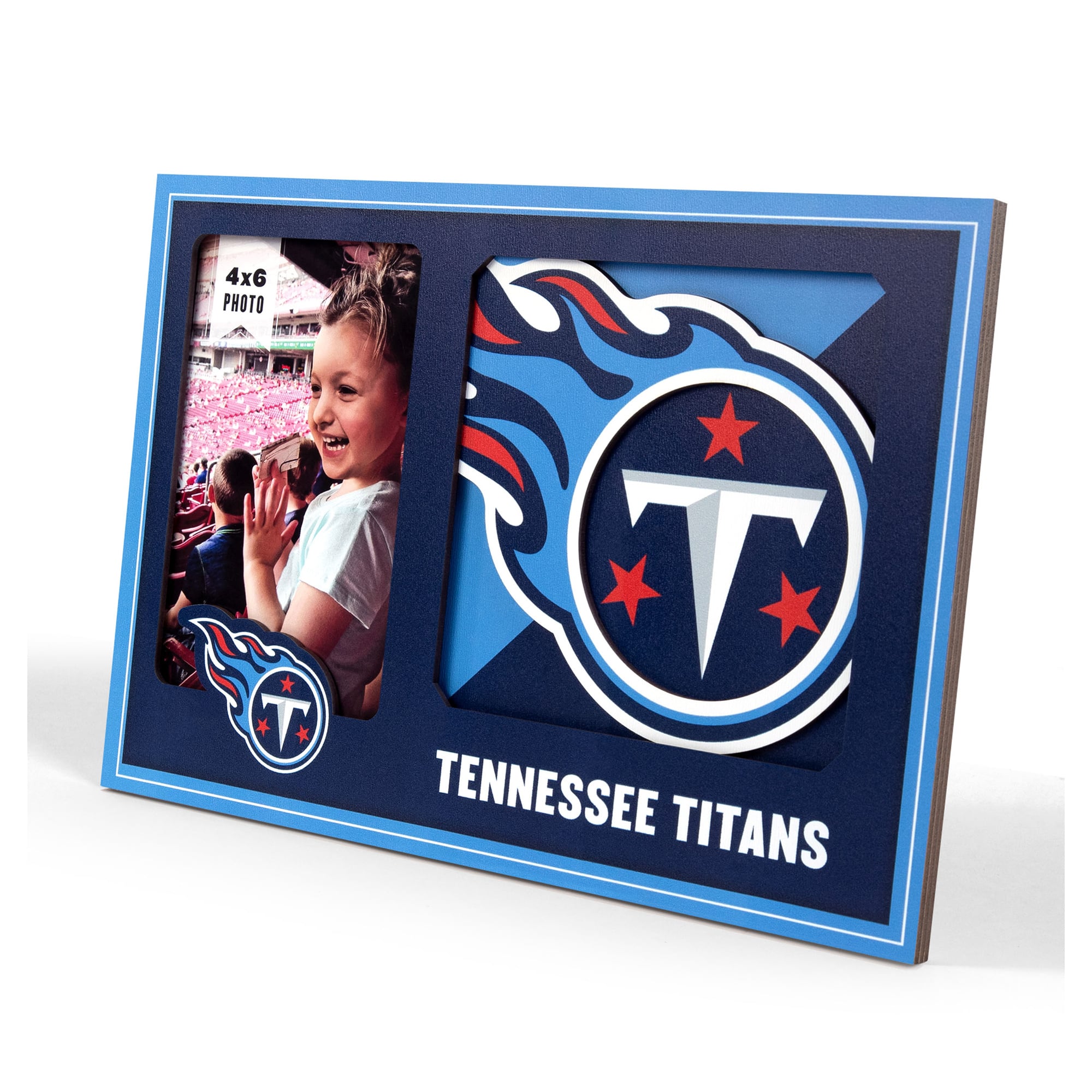 IDNA Tennessee Titans 3D Logo Series Picture Frame