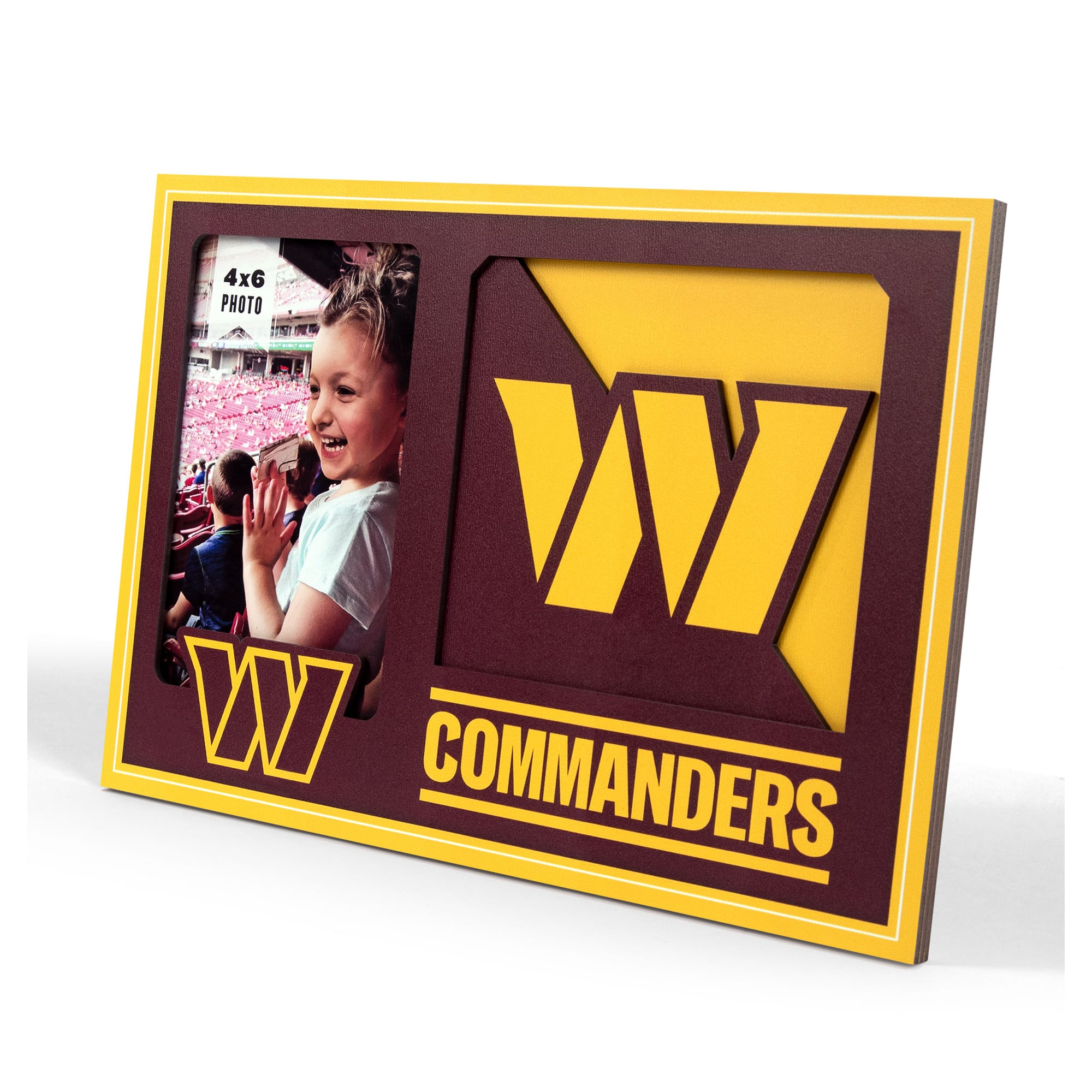 IDNA Washington Commanders 3D Logo Series Picture Frame