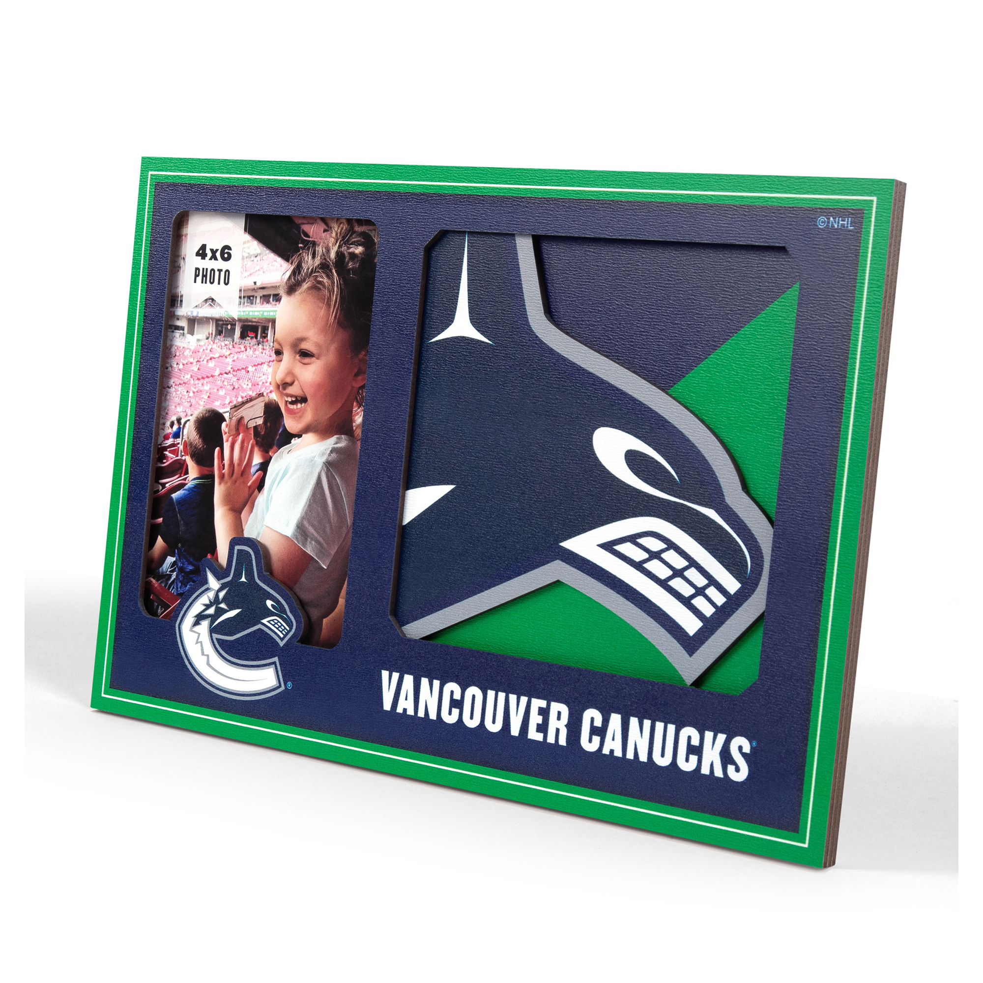 IDNA Vancouver Canucks 3D Logo Series Picture Frame