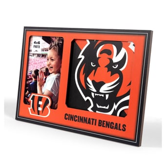 IDNA Cincinnati Bengals 3D Logo Series Picture Frame