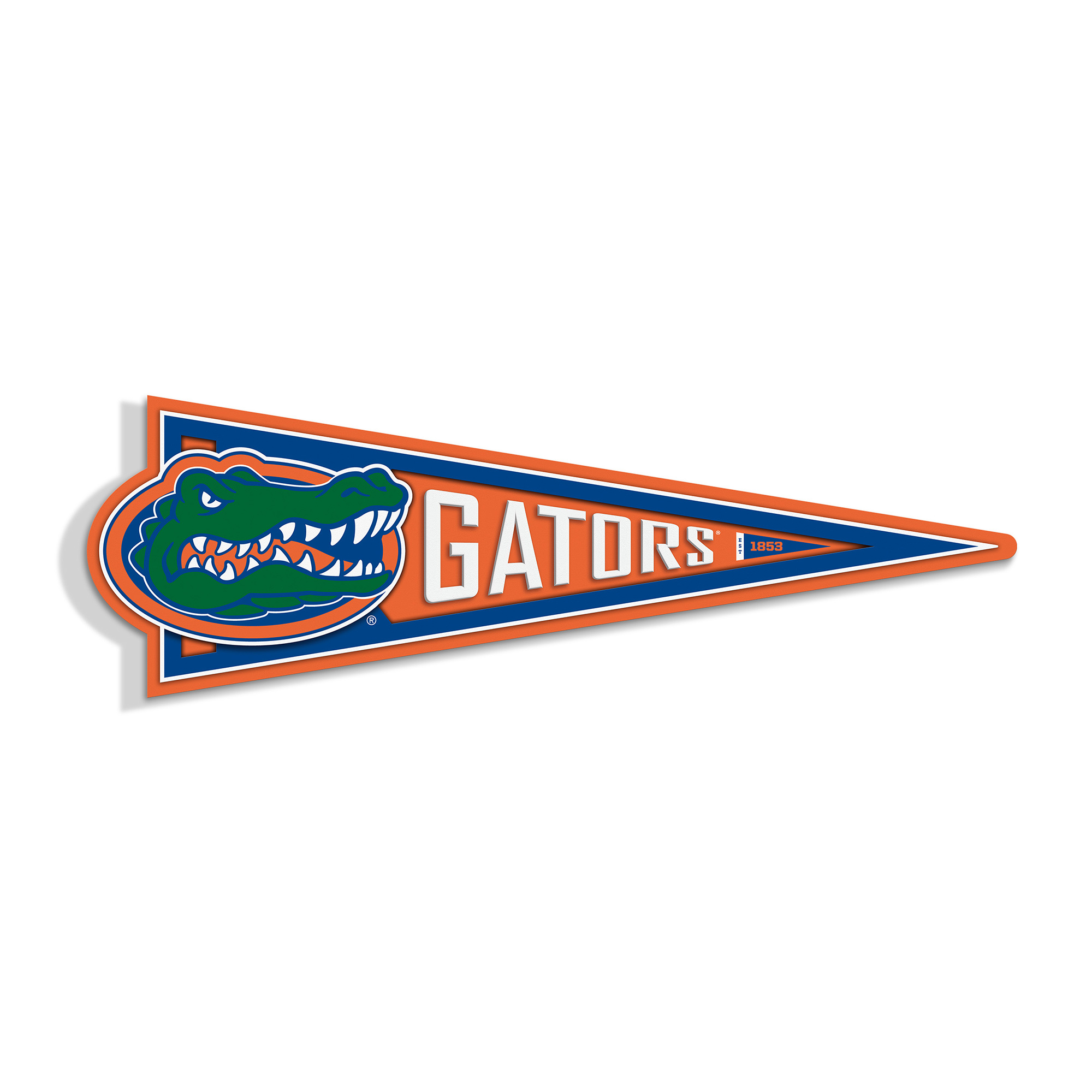 IDNA Florida Gators 23" 3D Pennant Wall Art