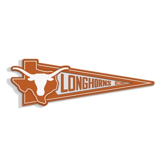 Fanpoint Texas Longhorns 23" 3D Pennant Wall Art