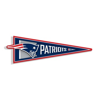 IDNA New England Patriots 23" 3D Pennant Wall Art