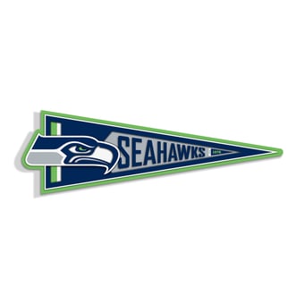 IDNA Seattle Seahawks 23" 3D Pennant Wall Art