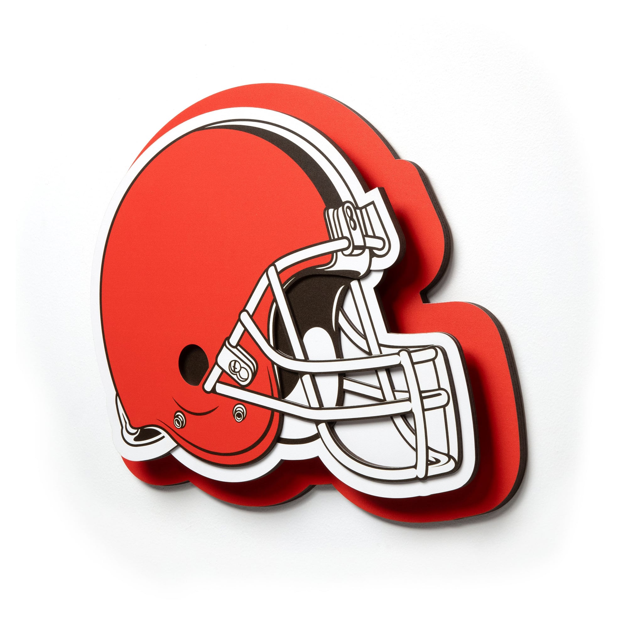 IDNA Cleveland Browns 14" 3DX Logo Die Cut Wall Art