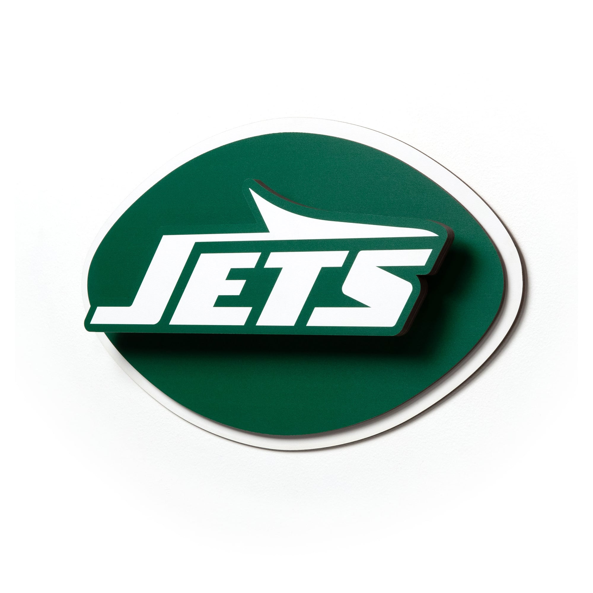 IDNA New York Jets 14" 3DX Logo Die Cut Wall Art