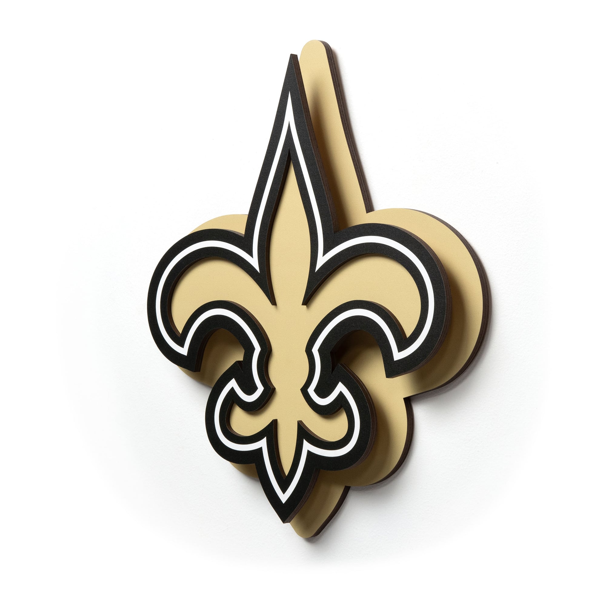 IDNA New Orleans Saints 14" 3DX Logo Die Cut Wall Art