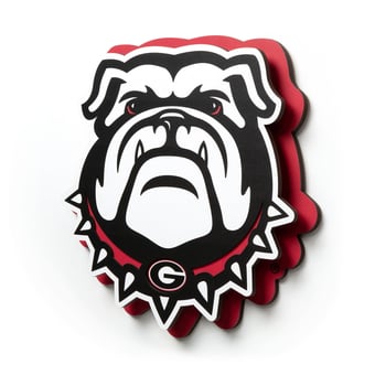 IDNA Georgia Bulldogs 14" 3DX Logo Die Cut Wall Art