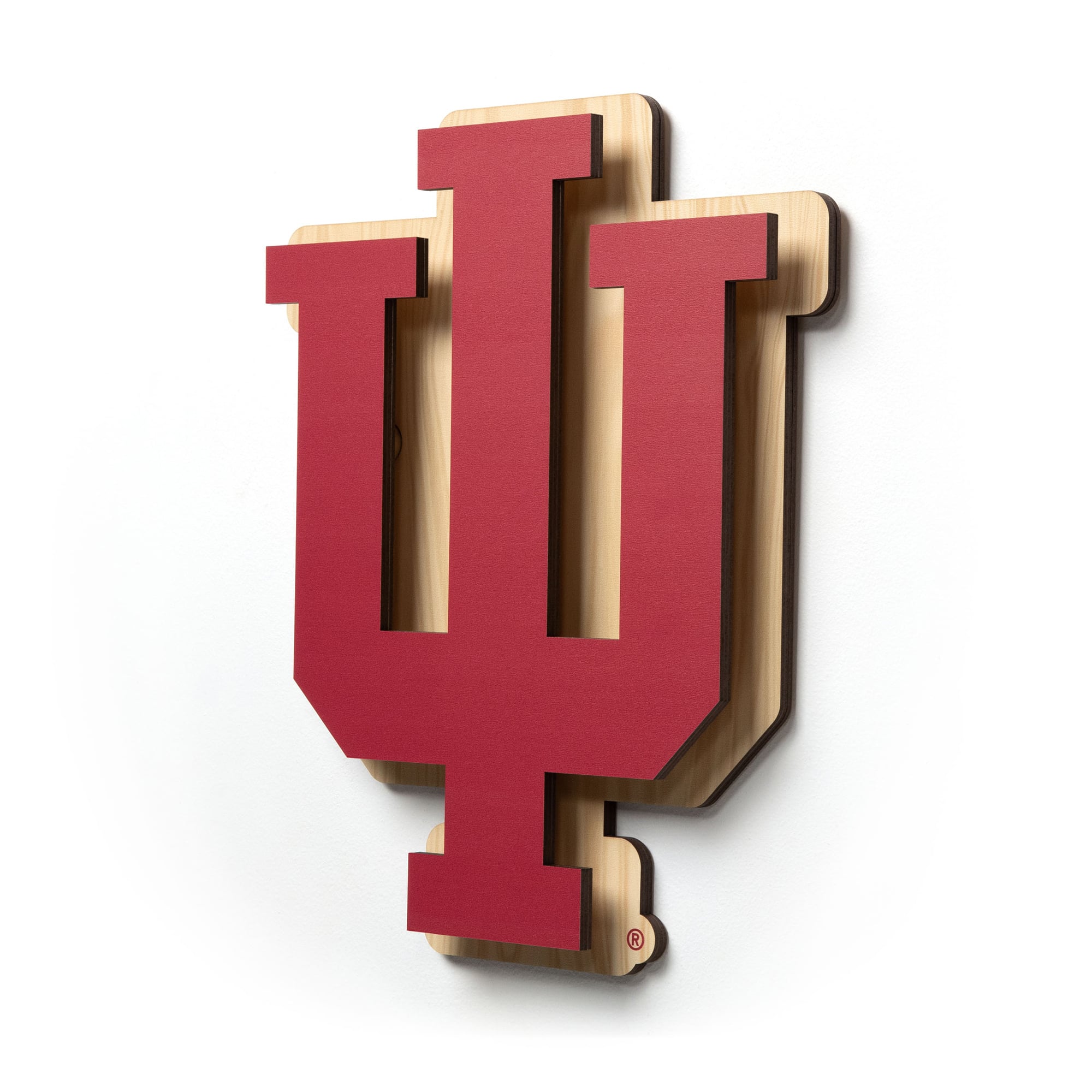 IDNA Indiana Hoosiers 14" 3DX Logo Die Cut Wall Art