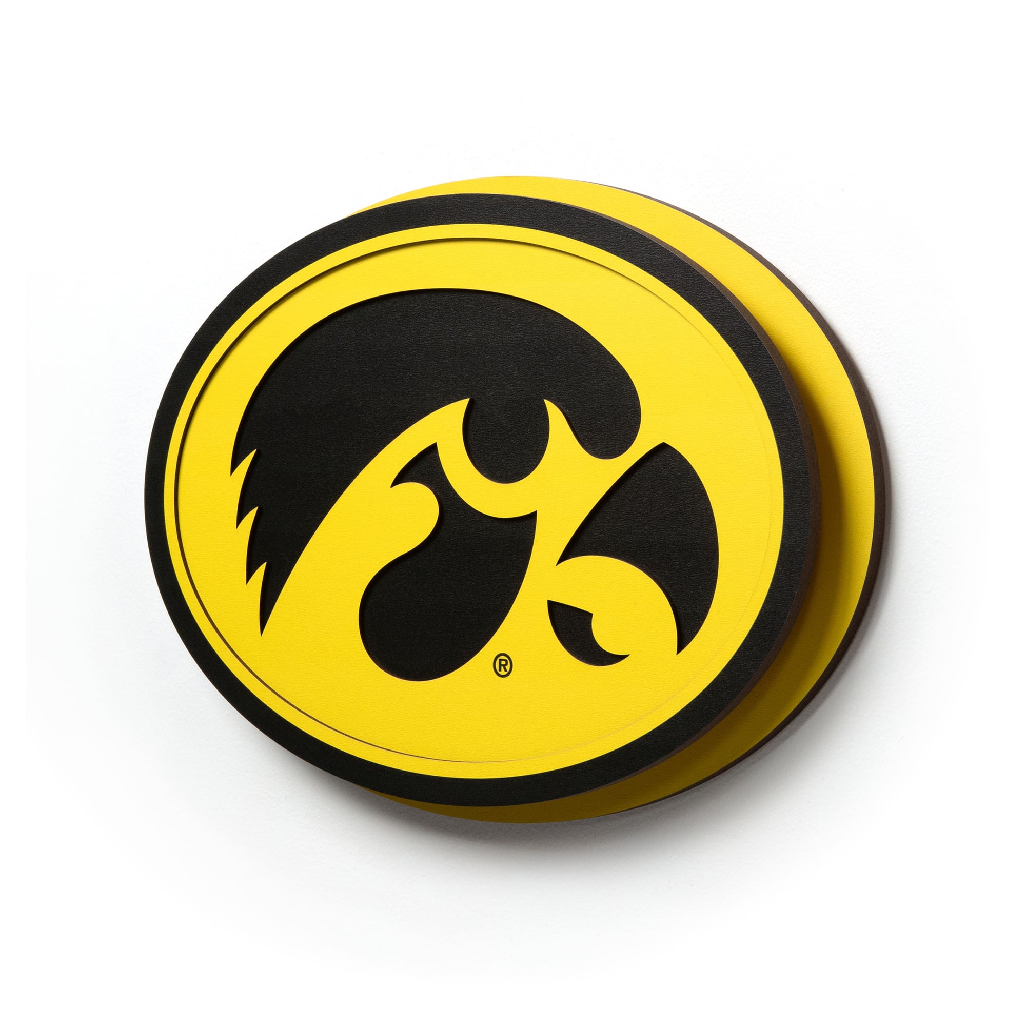 IDNA Iowa Hawkeyes 14" 3DX Logo Die Cut Wall Art