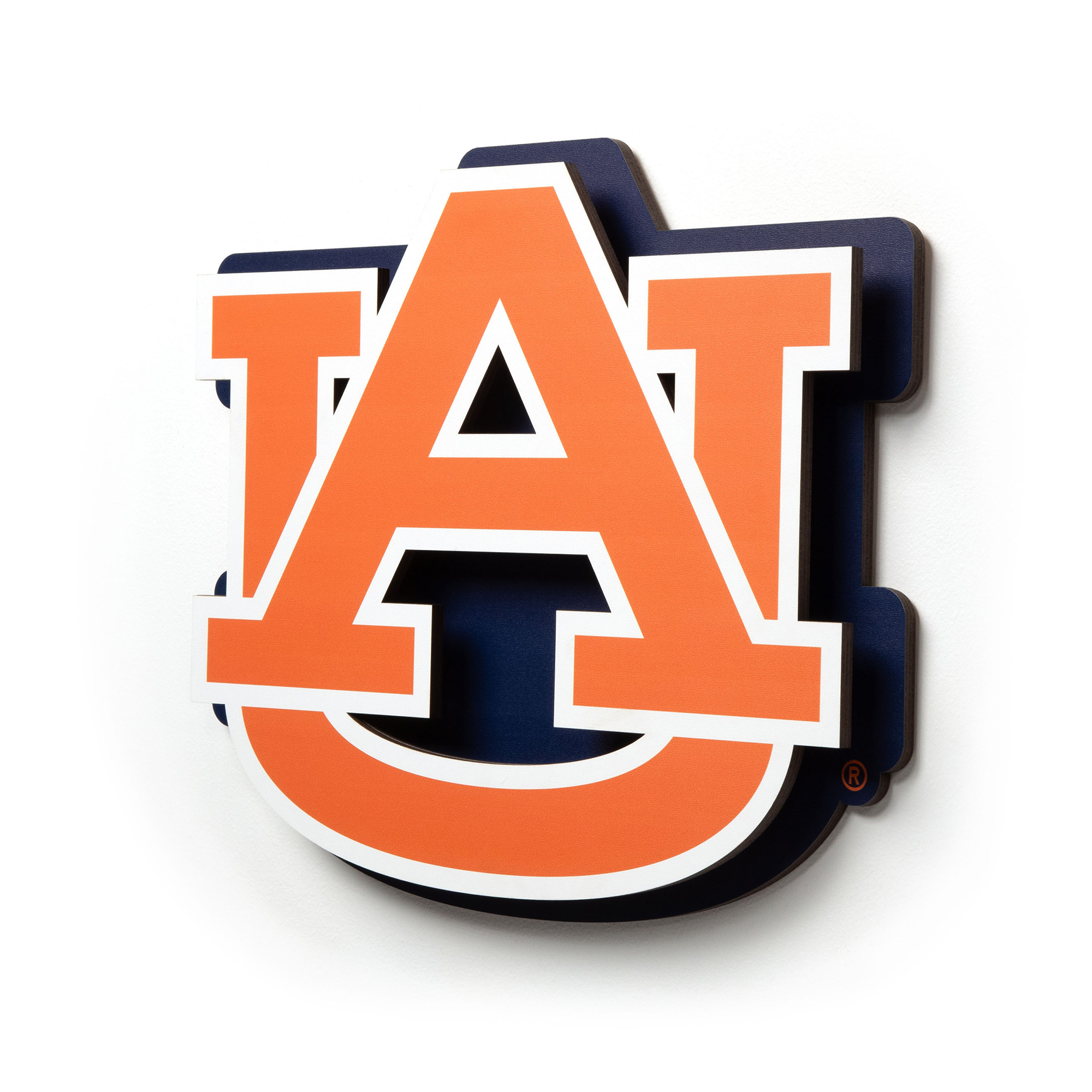 IDNA Auburn Tigers 14" 3DX Logo Die Cut Wall Art